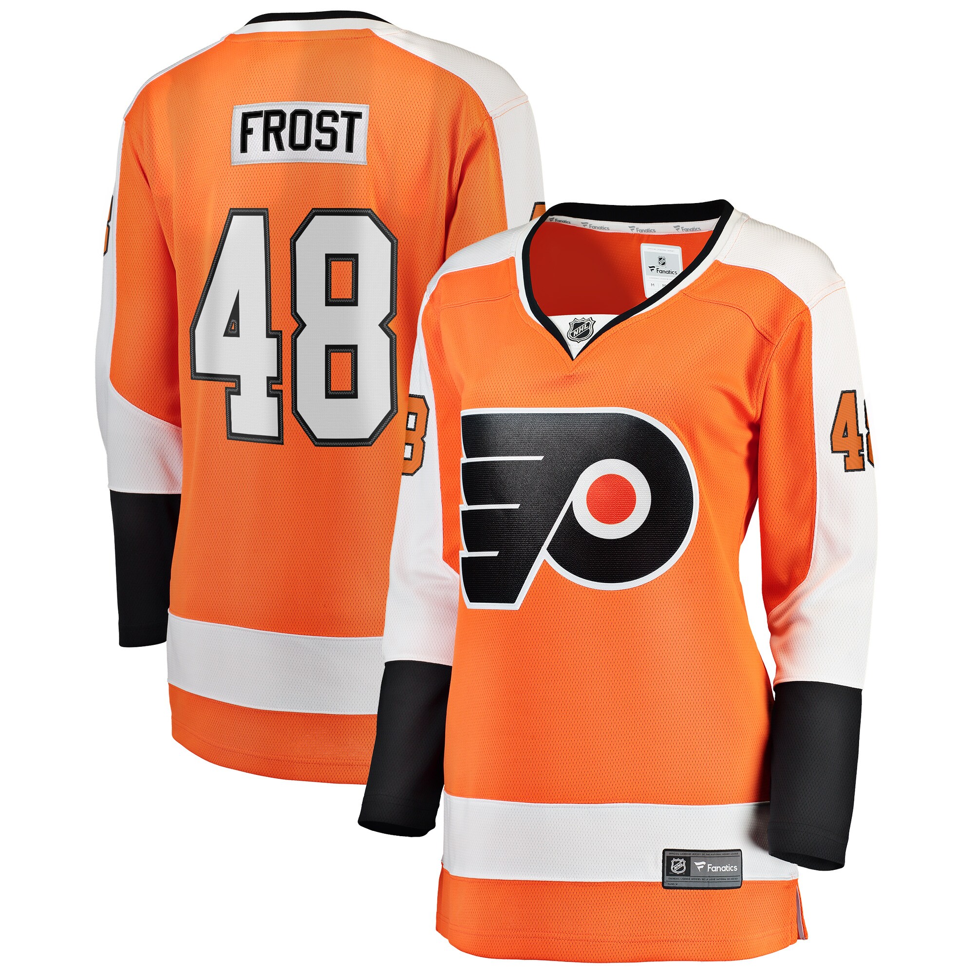 Morgan Frost Philadelphia Flyers Fanatics Women's Breakaway Player Jersey - Orange cheap jerseys for sale - CheapJerseys.Shop