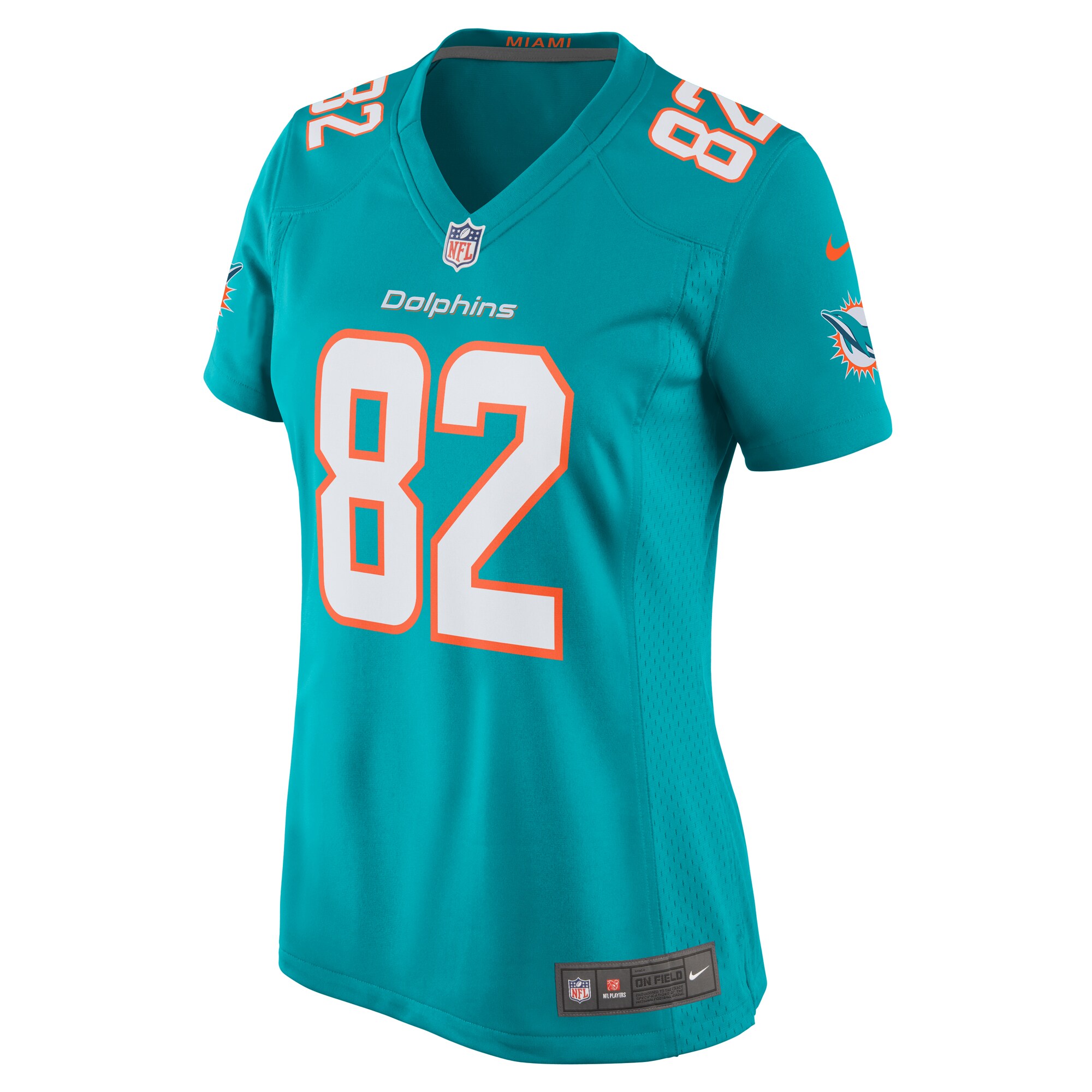 Tyler Kroft Miami Dolphins Women's Team Game Jersey - Aqua cheap jerseys for sale - CheapJerseys.Shop