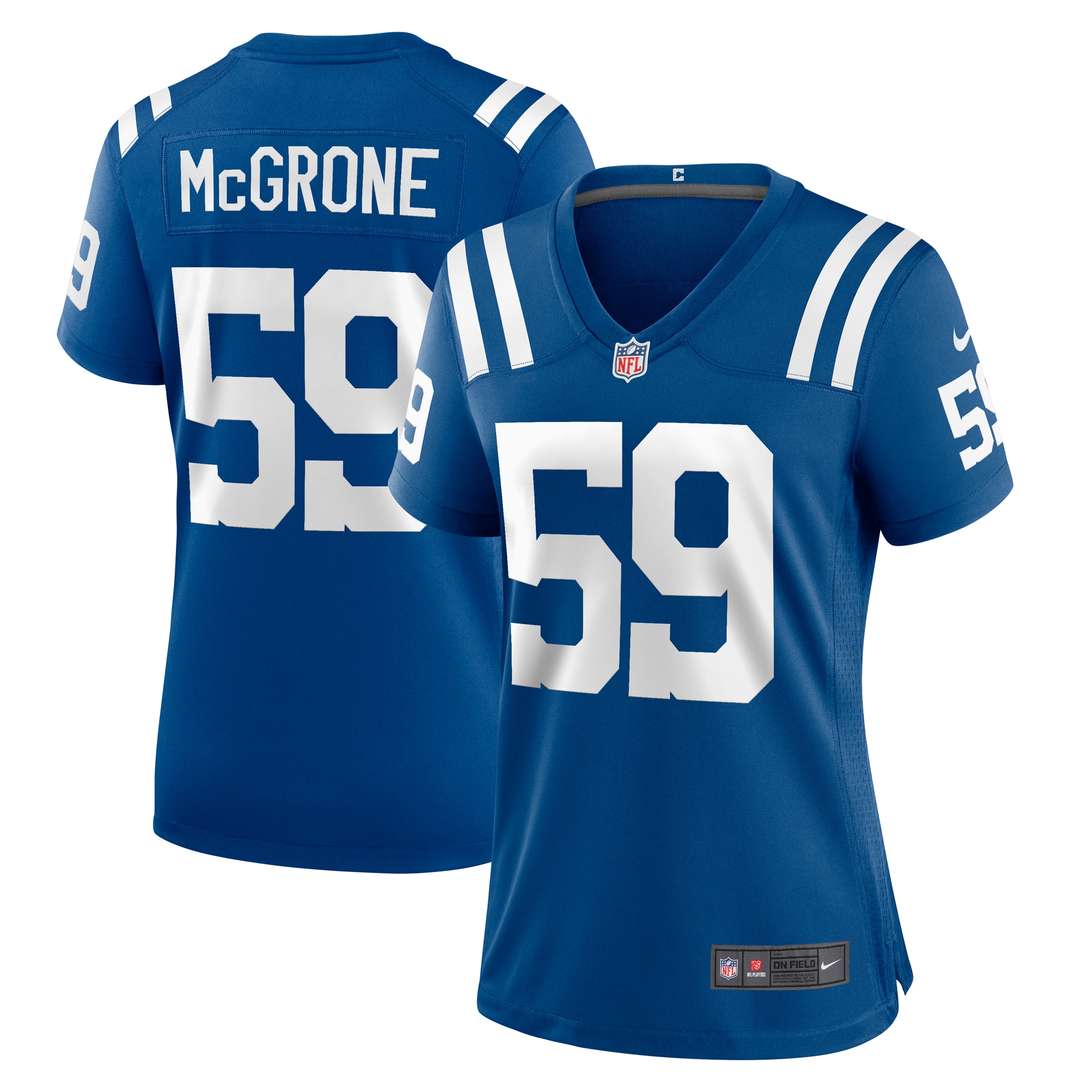 Cameron McGrone Indianapolis Colts Women's Team Game Jersey - Royal cheap jerseys for sale - CheapJerseys.Shop