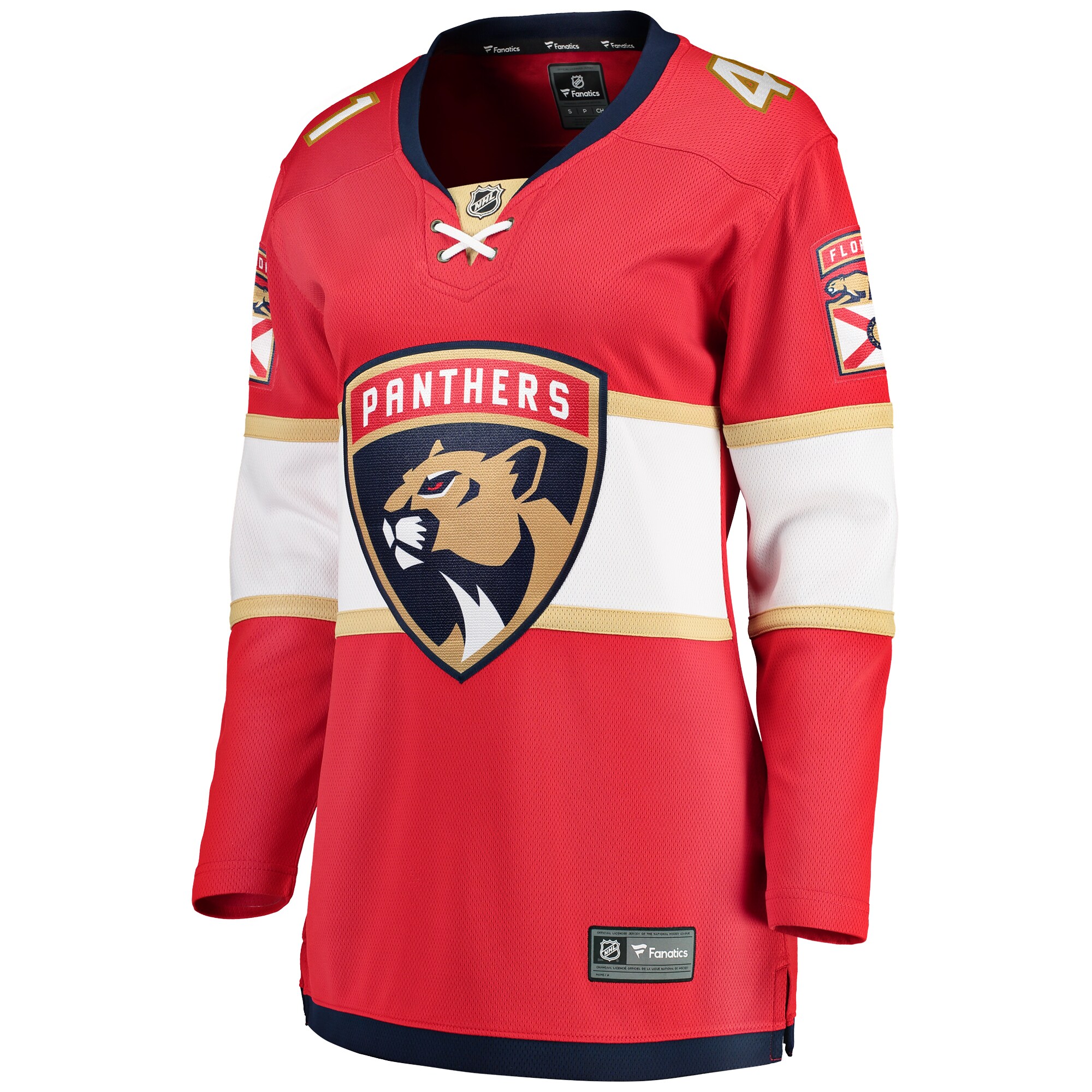 Anthony Stolarz Florida Panthers Fanatics Women's Home Breakaway Player Jersey - Red cheap jerseys for sale - CheapJerseys.Shop