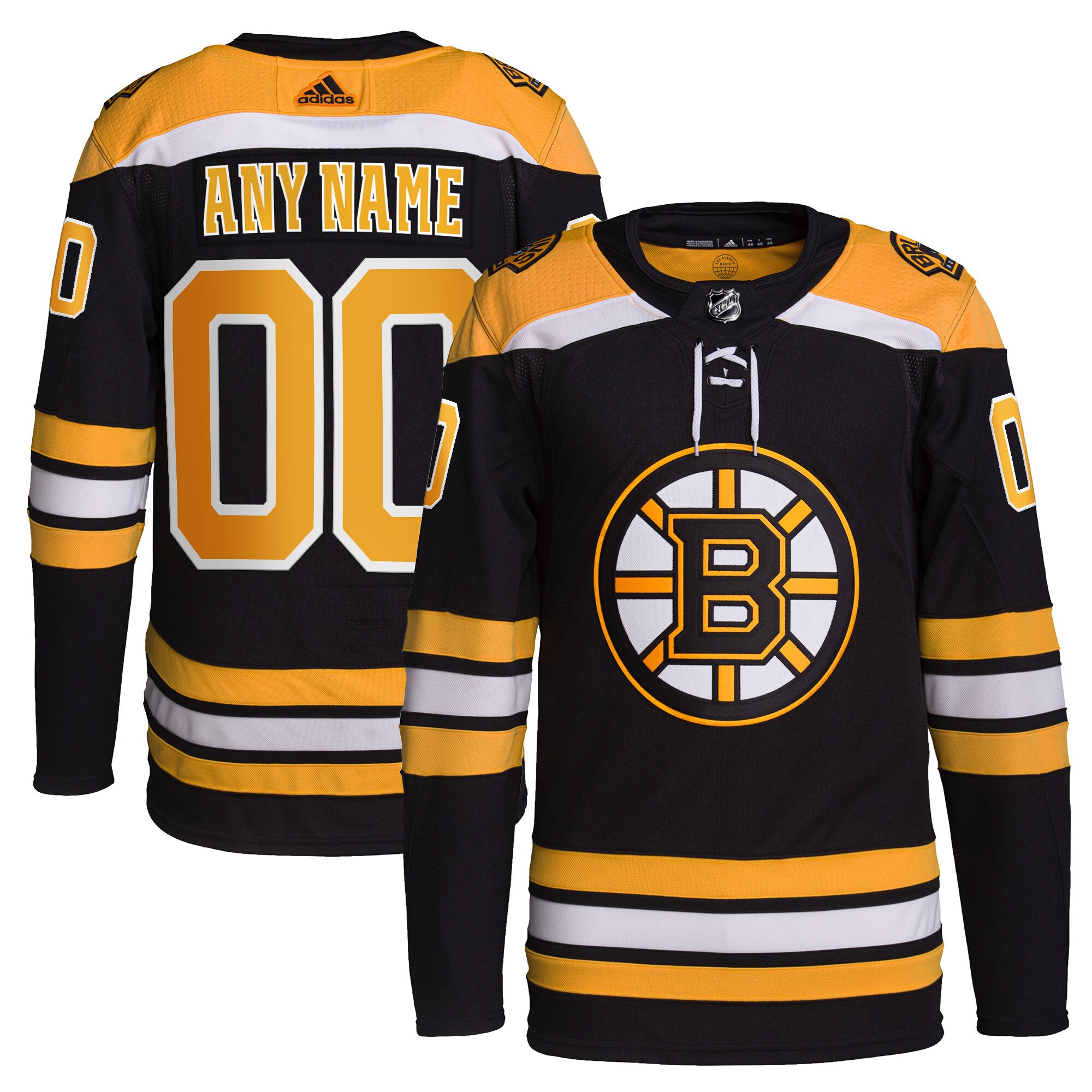 Boston Bruins Home Primegreen Authentic Custom Jersey - Black cheap jerseys for sale - CheapJerseys.Shop