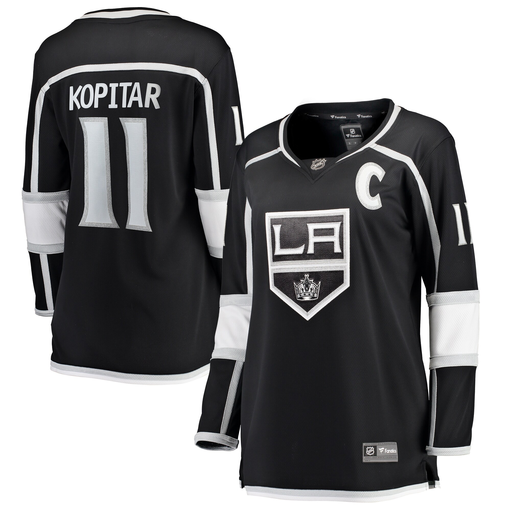 Anze Kopitar Los Angeles Kings Fanatics Women's Home Breakaway Player Jersey - Black cheap jerseys for sale - CheapJerseys.Shop