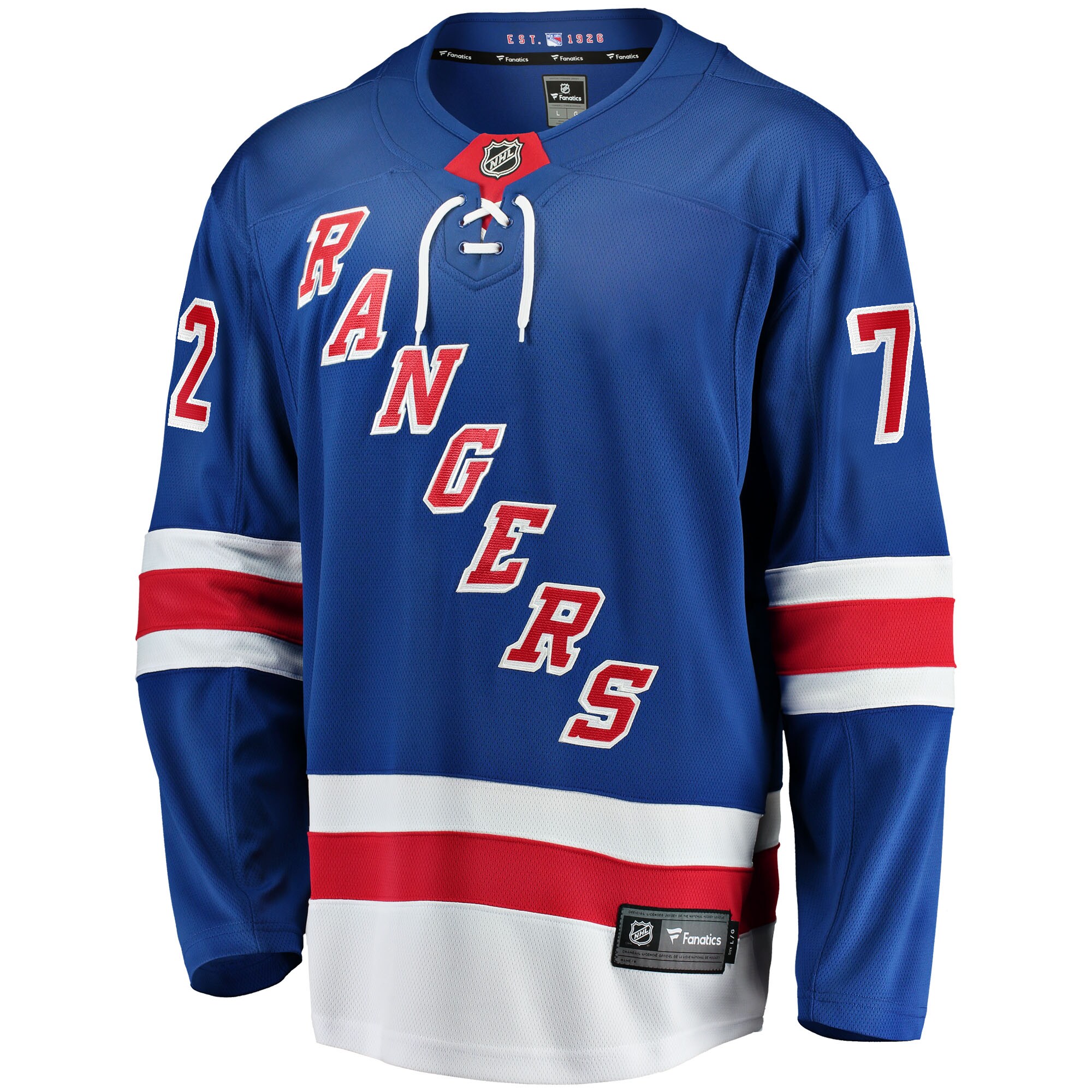 Filip Chytil New York Rangers Fanatics Home Breakaway Jersey - Blue cheap jerseys for sale - CheapJerseys.Shop