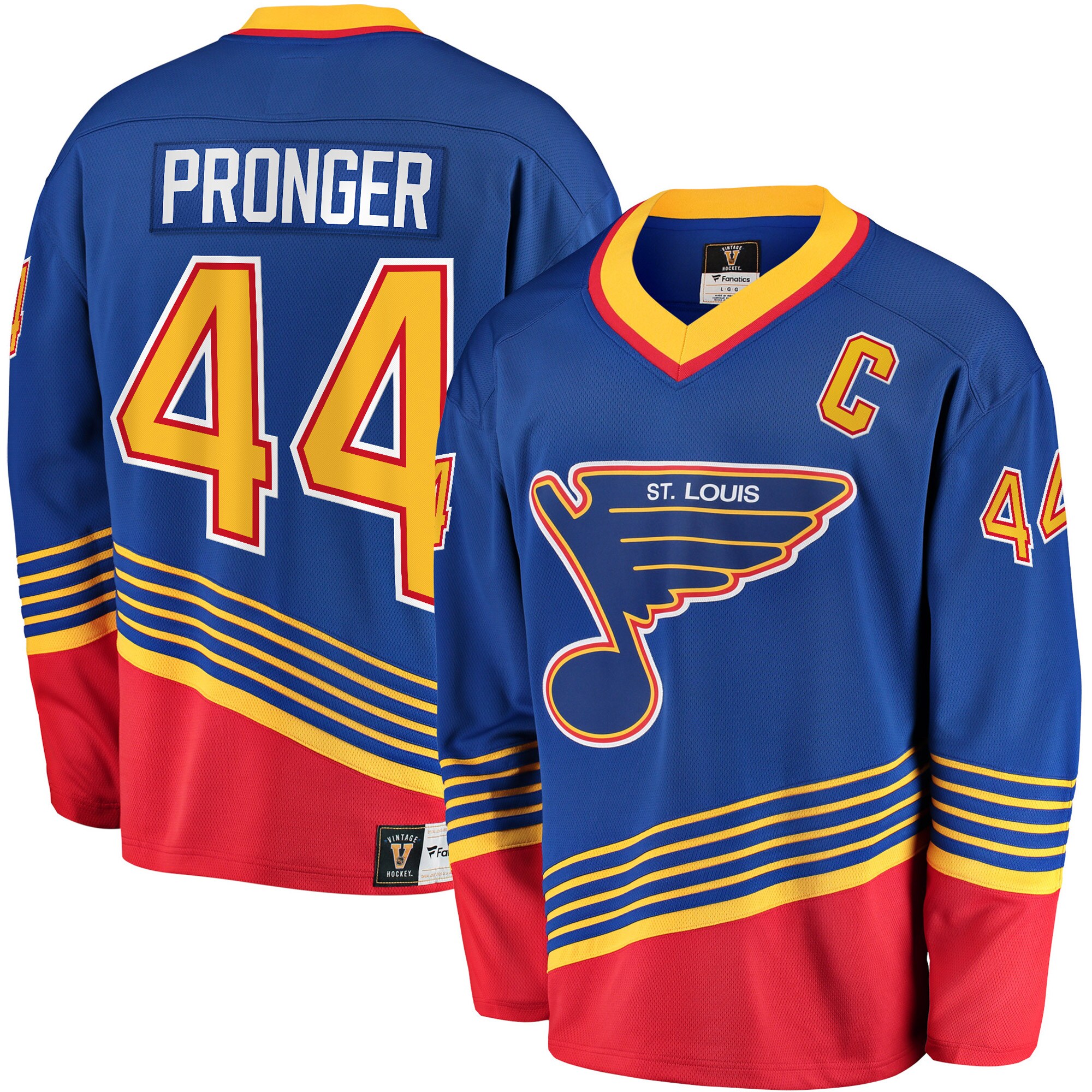 Chris Pronger St. Louis Blues Fanatics Breakaway Retired Player Jersey - Blue cheap jerseys for sale - CheapJerseys.Shop