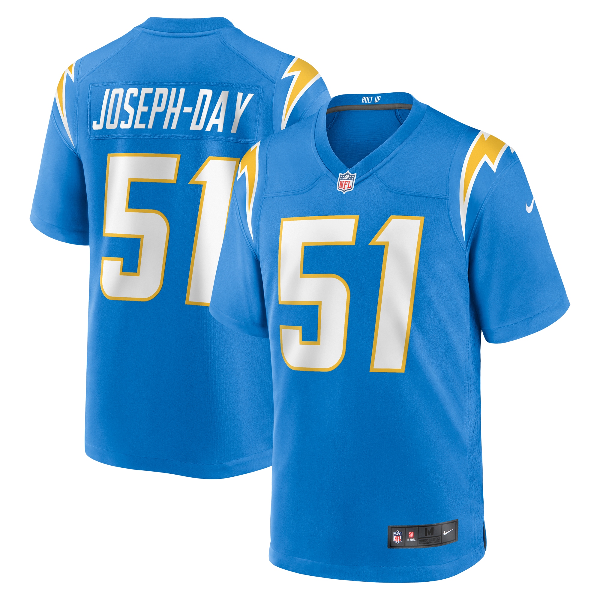 Sebastian Joseph-Day Los Angeles Chargers Game Player Jersey - Powder Blue cheap jerseys for sale - CheapJerseys.Shop