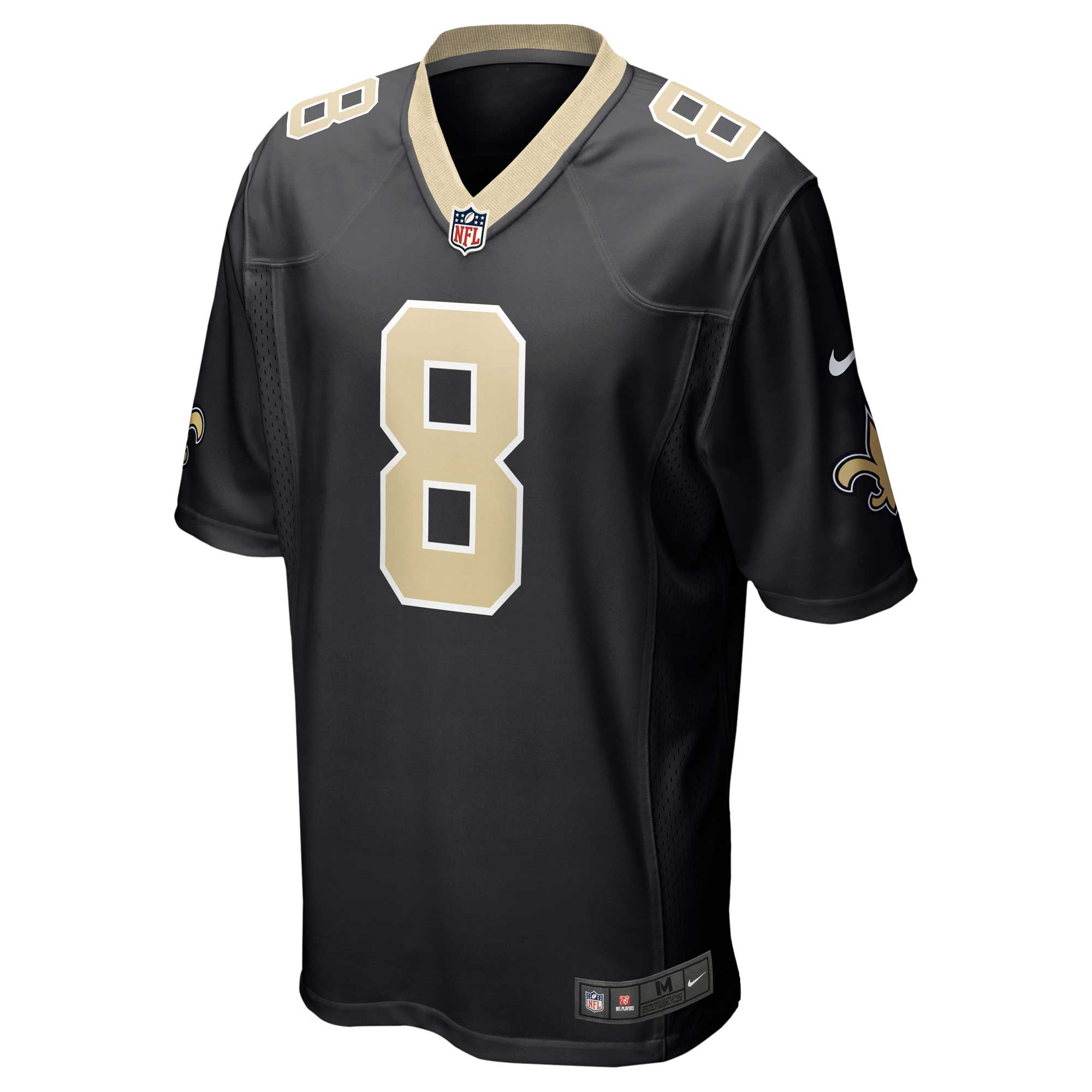 Archie Manning New Orleans Saints Retired Player Game Jersey - Black cheap jerseys for sale - CheapJerseys.Shop