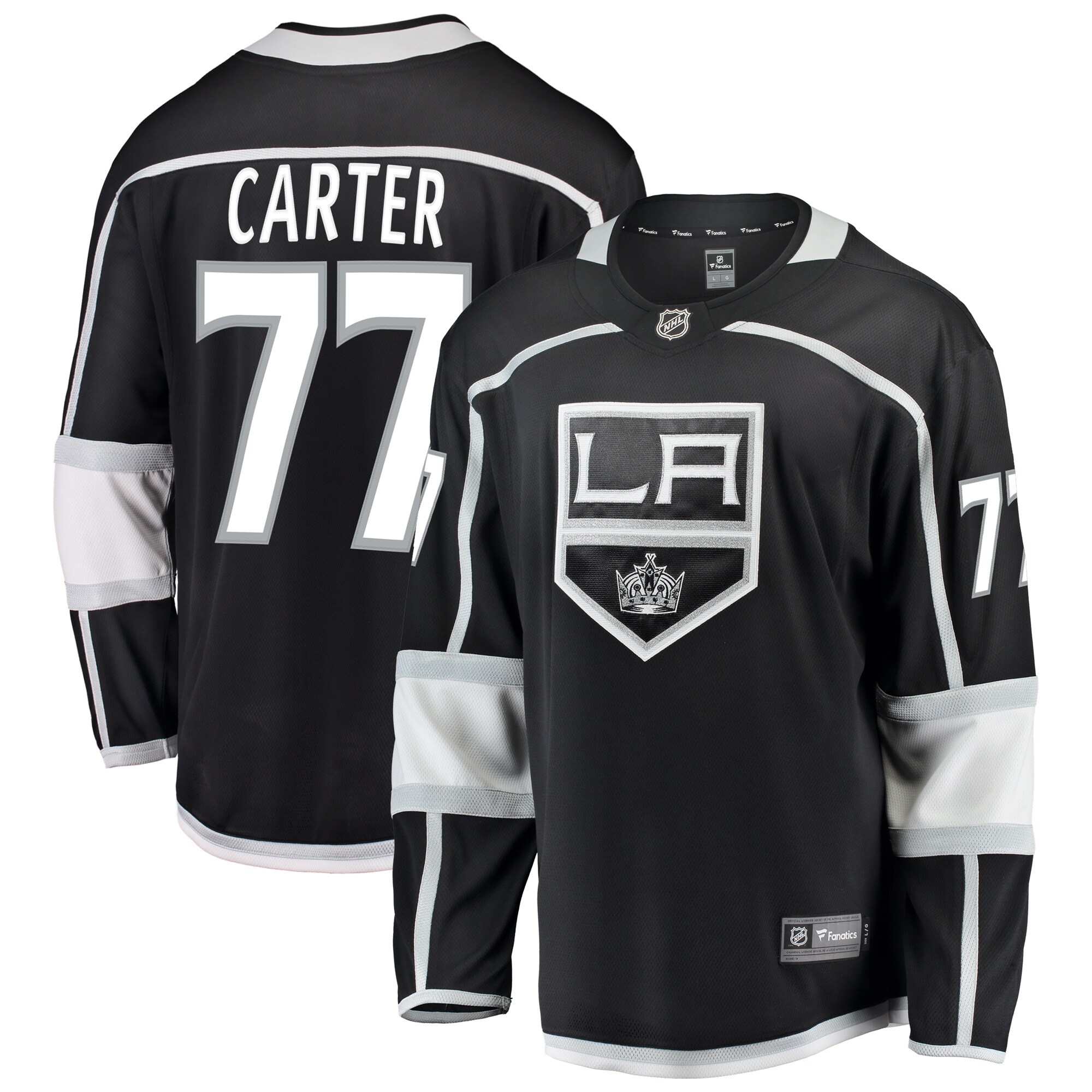 Jeff Carter Los Angeles Kings Fanatics Breakaway Jersey - Black cheap jerseys for sale - CheapJerseys.Shop