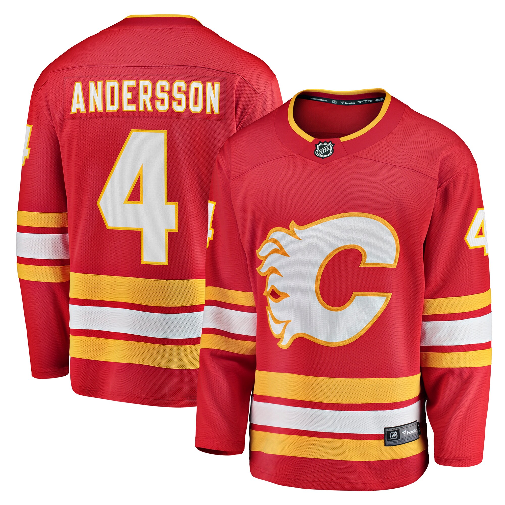 Rasmus Andersson Calgary Flames Fanatics Home Team Breakaway Player Jersey - Red cheap jerseys for sale - CheapJerseys.Shop