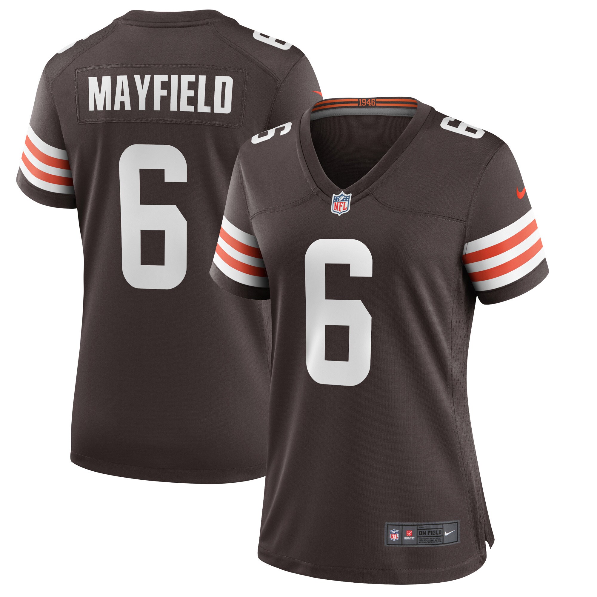 Baker Mayfield Cleveland Browns Women's Game Player Jersey - Brown cheap jerseys for sale - CheapJerseys.Shop
