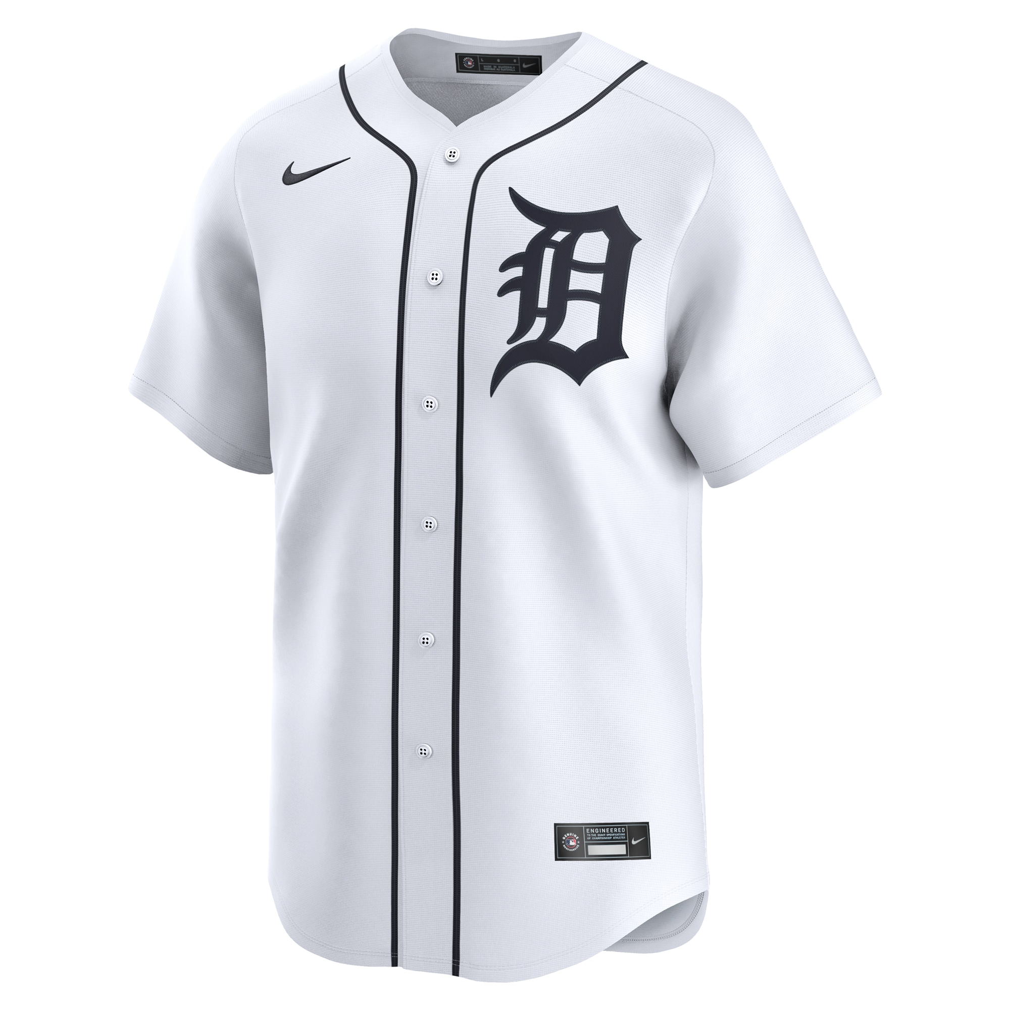 Jake Rogers Detroit Tigers Home Limited Player Jersey - White cheap jerseys for sale - CheapJerseys.Shop