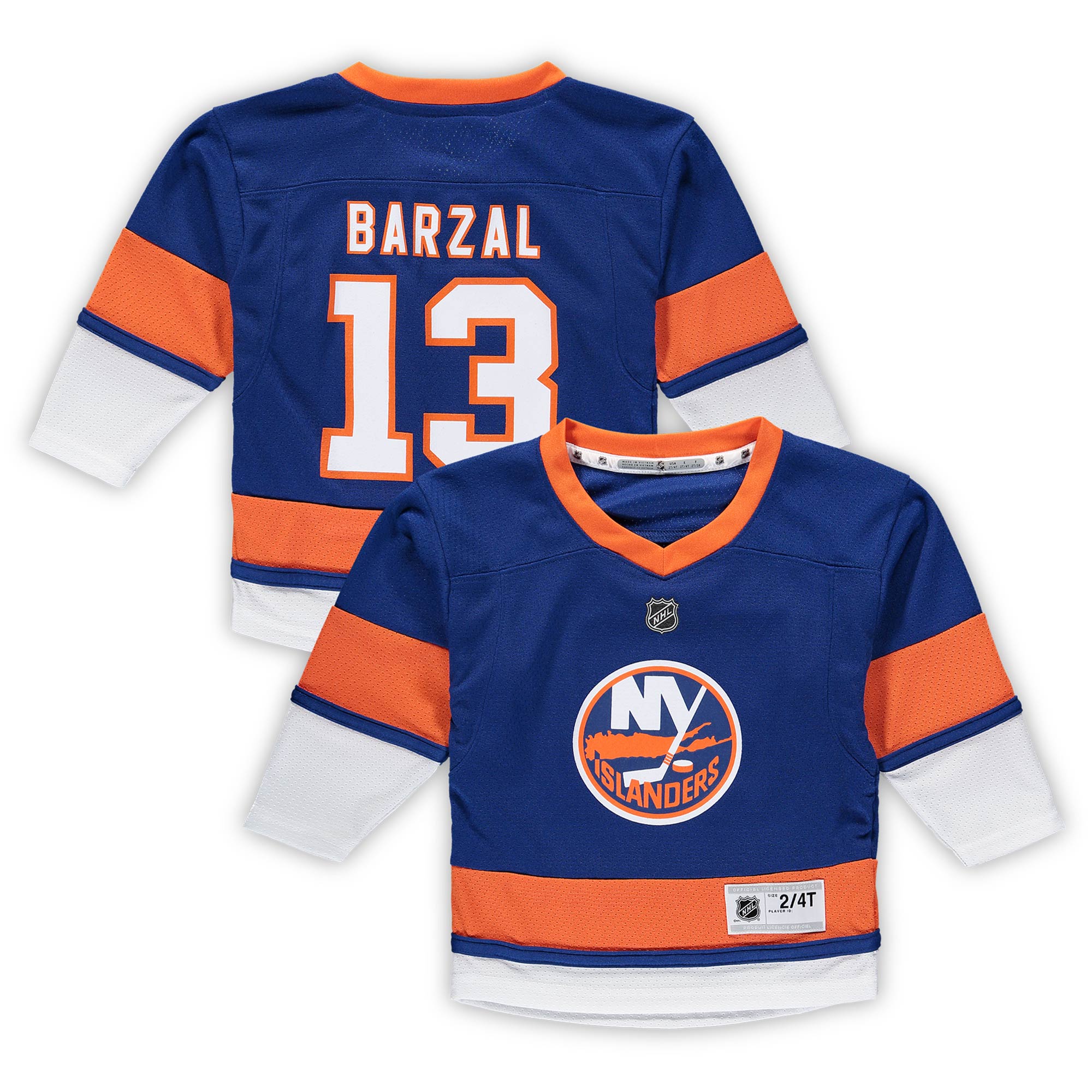 Mathew Barzal New York Islanders Toddler Home Replica Player Jersey - Royal cheap jerseys for sale - CheapJerseys.Shop