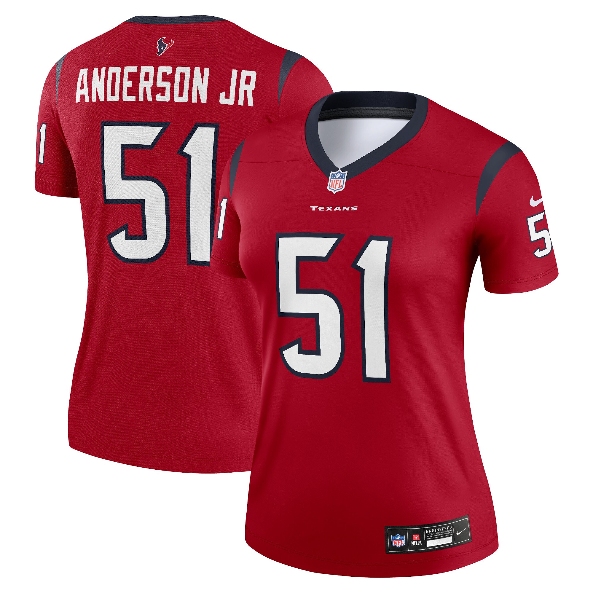 Will Anderson Jr. Houston Texans Women's Legend Jersey - Red cheap jerseys for sale - CheapJerseys.Shop