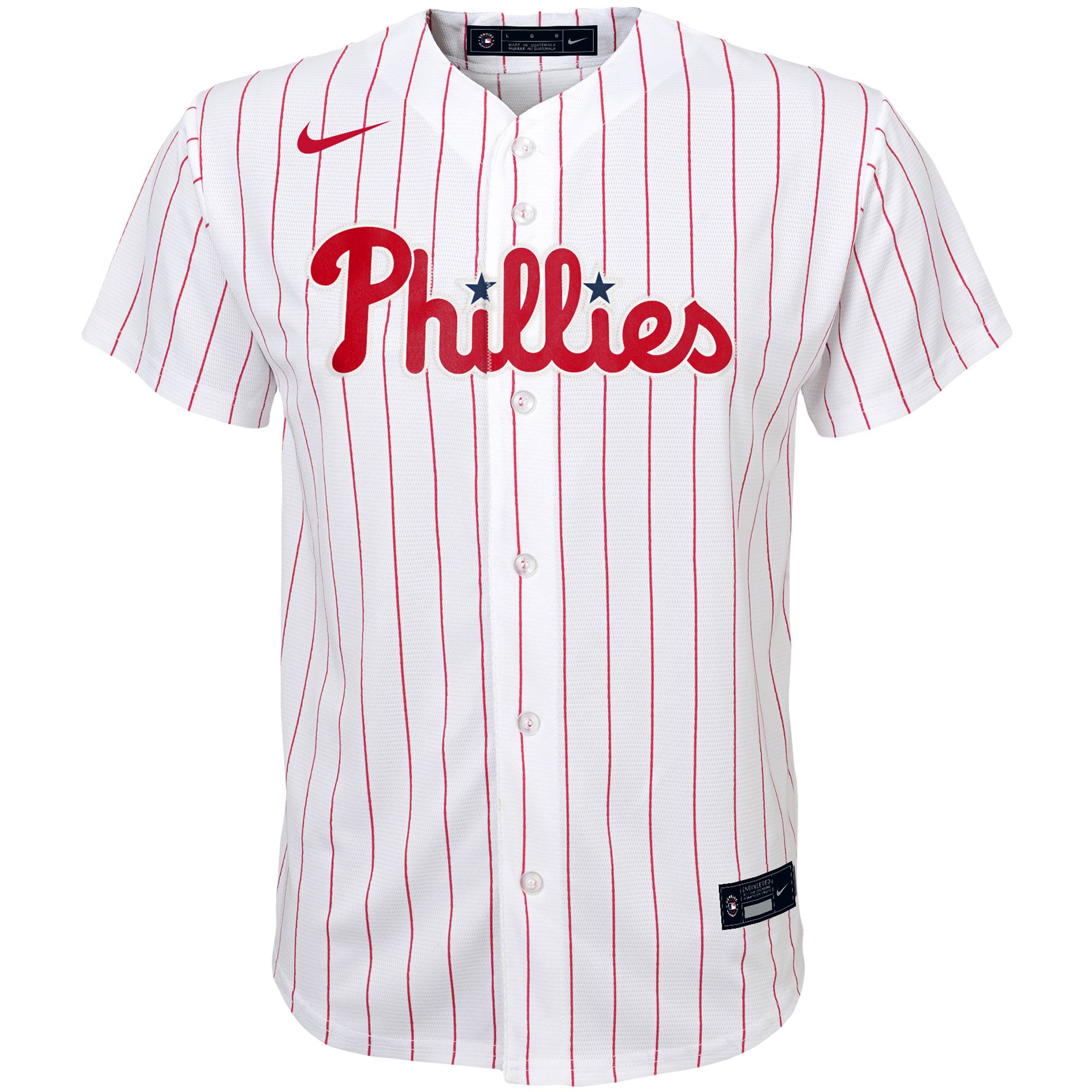 Philadelphia Phillies Youth Home Replica Team Jersey - White cheap jerseys for sale - CheapJerseys.Shop