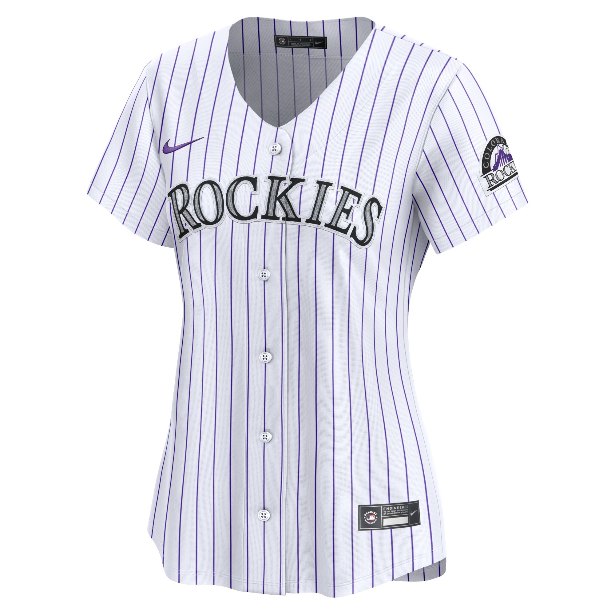 Colorado Rockies Women's Home Limited Jersey - White cheap jerseys for sale - CheapJerseys.Shop