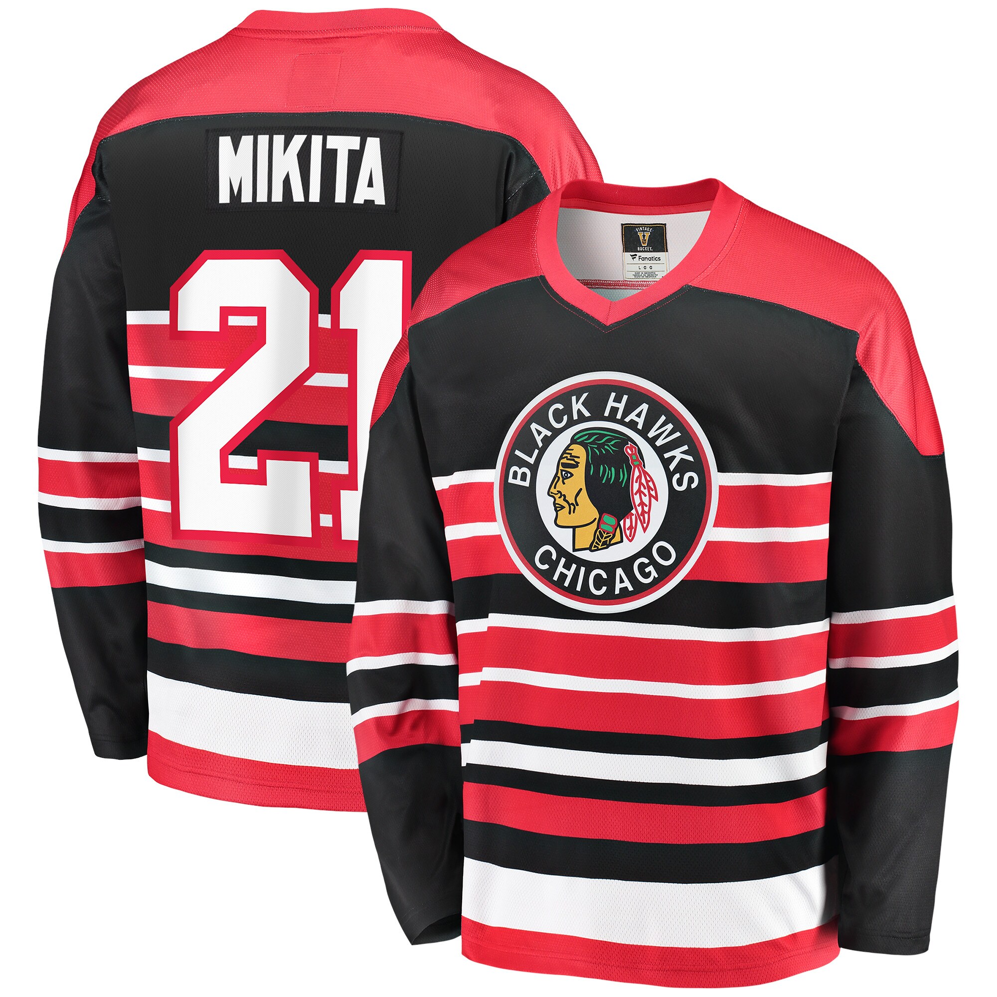 Stan Mikita Chicago Blackhawks Fanatics Premier Breakaway Retired Player Jersey - Red cheap jerseys for sale - CheapJerseys.Shop
