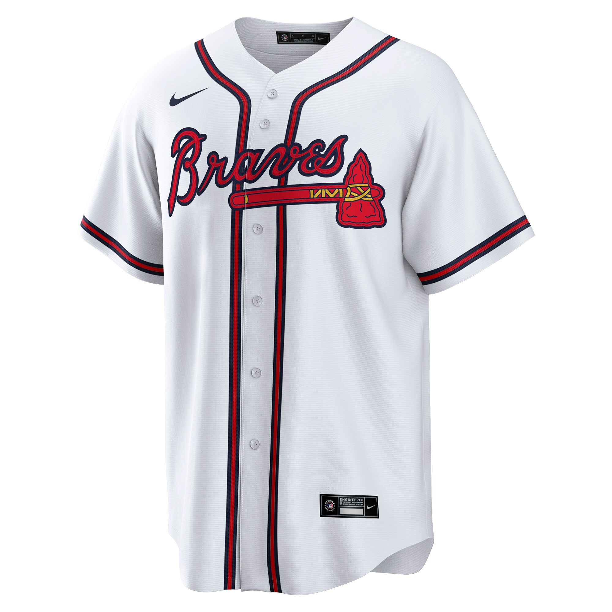 Joe Jim\u00c3\u00a9nez Atlanta Braves Home Replica Player Jersey - White cheap jerseys for sale - CheapJerseys.Shop
