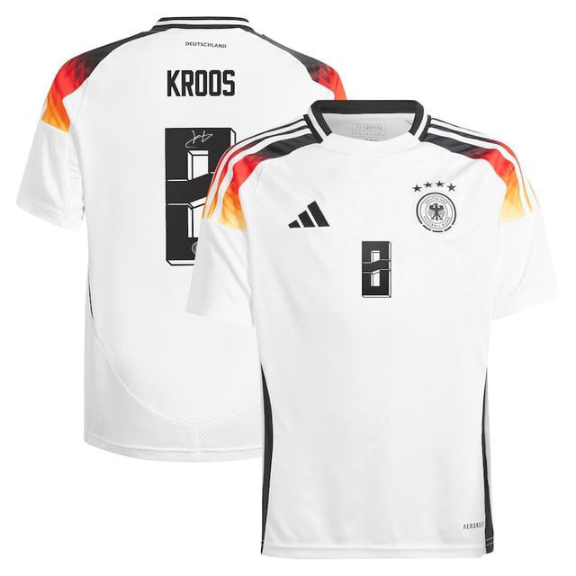 Toni Kroos 8 Signed Germany National Team 2024 Home Jersey Autographed - YOUTH, White cheap jerseys for sale - CheapJerseys.Shop