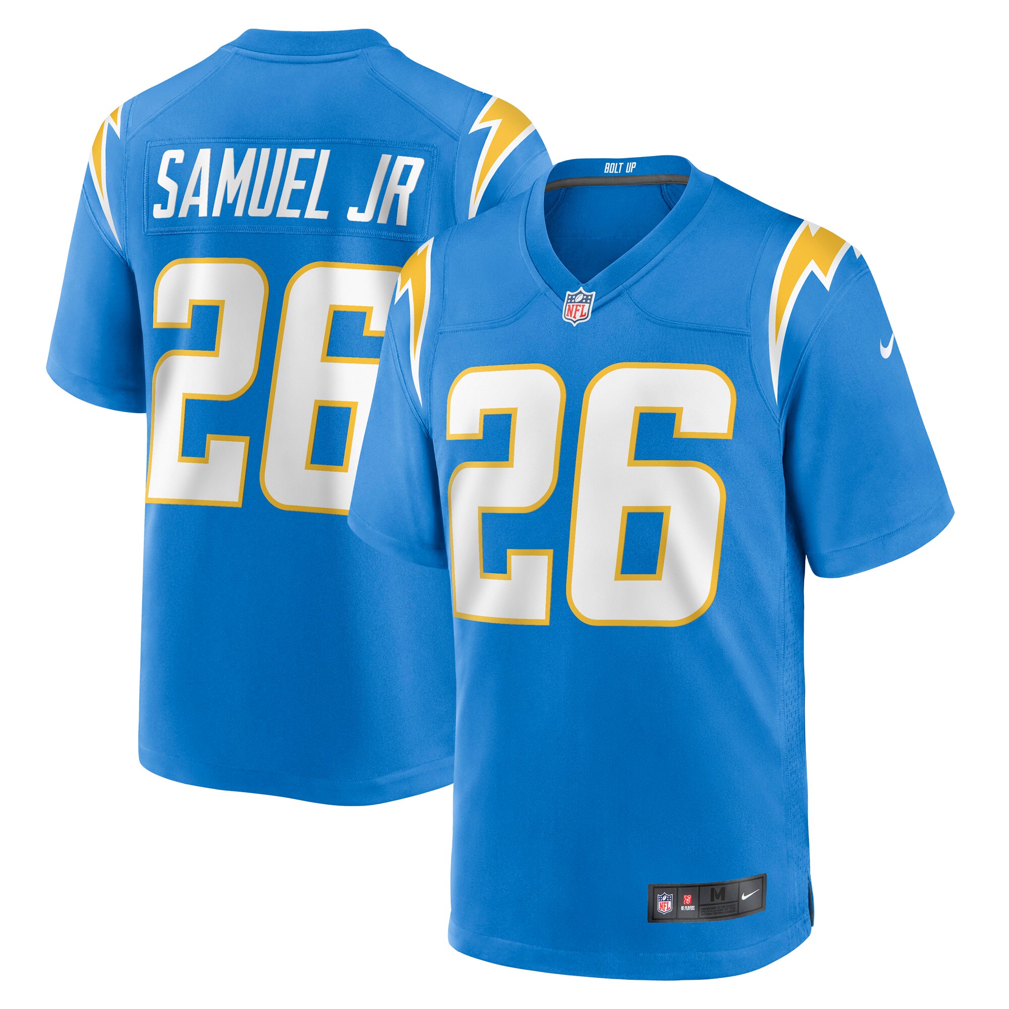 Asante Samuel Jr. Los Angeles Chargers Game Player Jersey - Powder Blue cheap jerseys for sale - CheapJerseys.Shop
