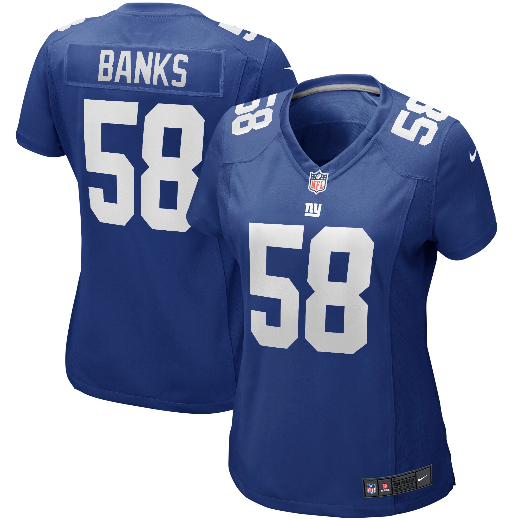 Carl Banks New York Giants Women's Game Retired Player Jersey - Royal cheap jerseys for sale - CheapJerseys.Shop