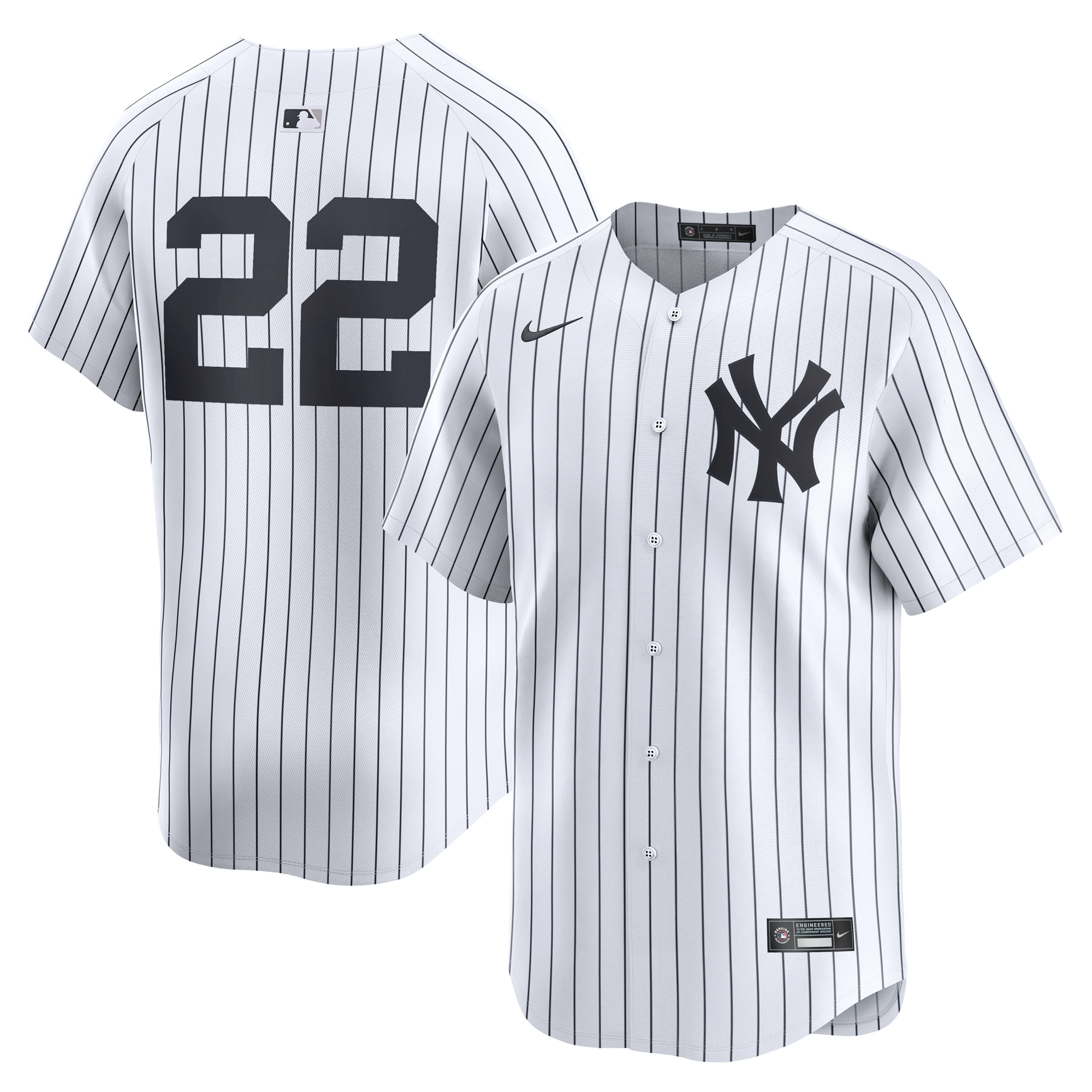 Juan Soto New York Yankees Home Limited Player Jersey - White cheap jerseys for sale - CheapJerseys.Shop