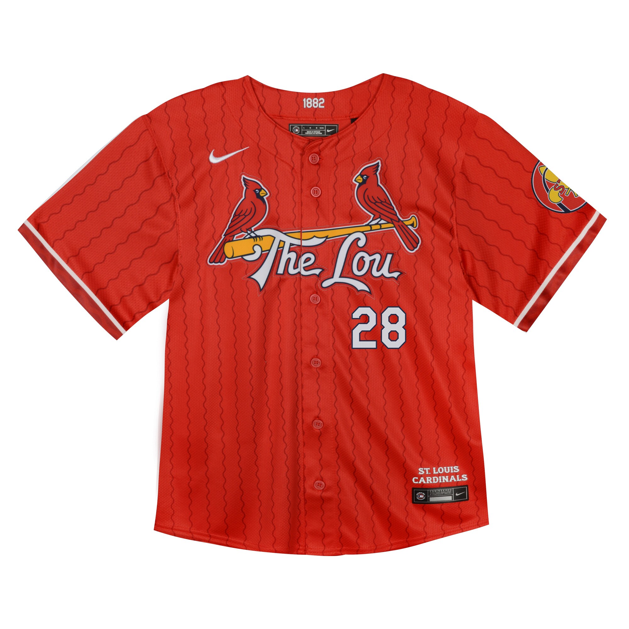 Nolan Arenado St. Louis Cardinals Toddler 2024 City Connect Limited Player Jersey - Red cheap jerseys for sale - CheapJerseys.Shop