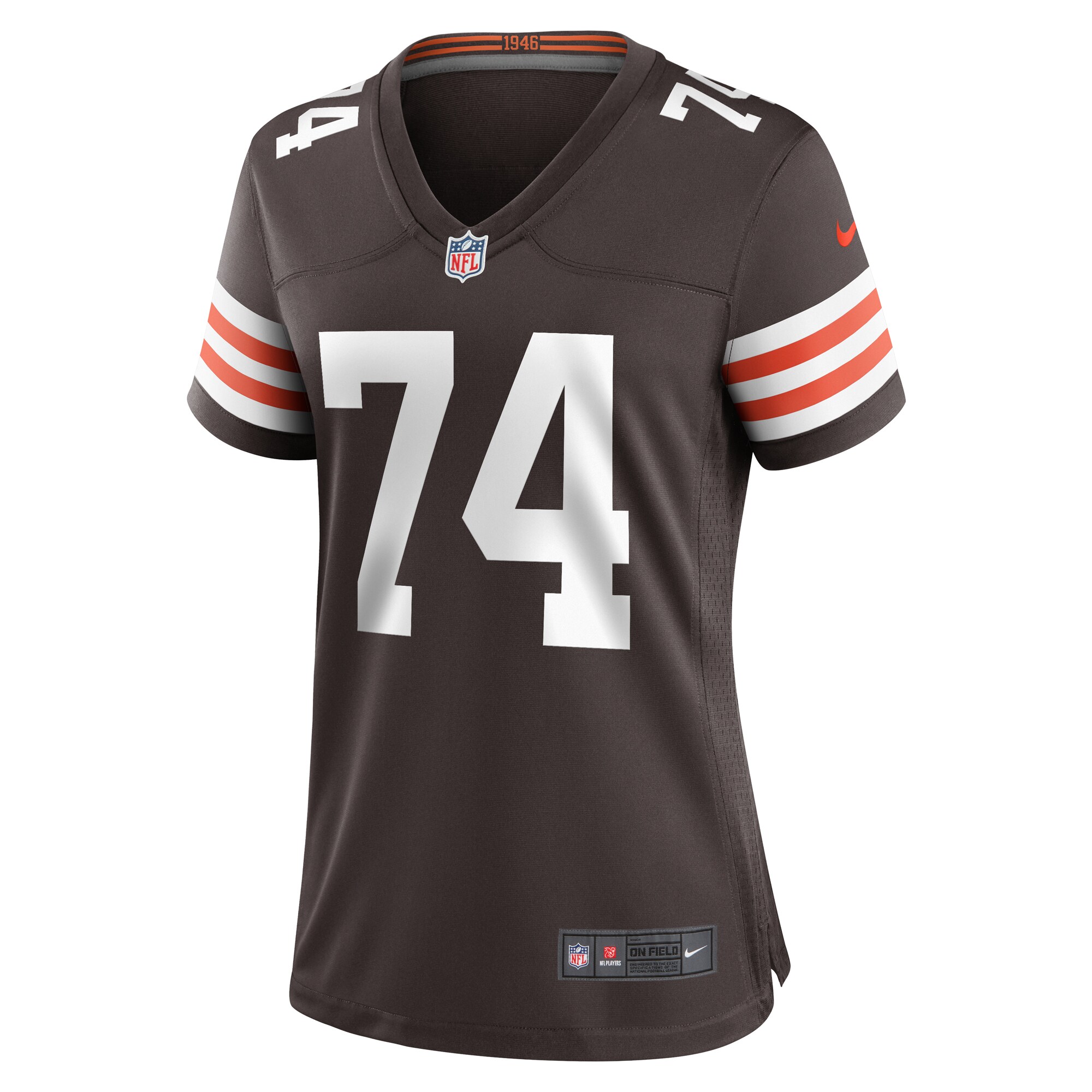 Alex Leatherwood Cleveland Browns Women's Team Game Jersey - Brown cheap jerseys for sale - CheapJerseys.Shop