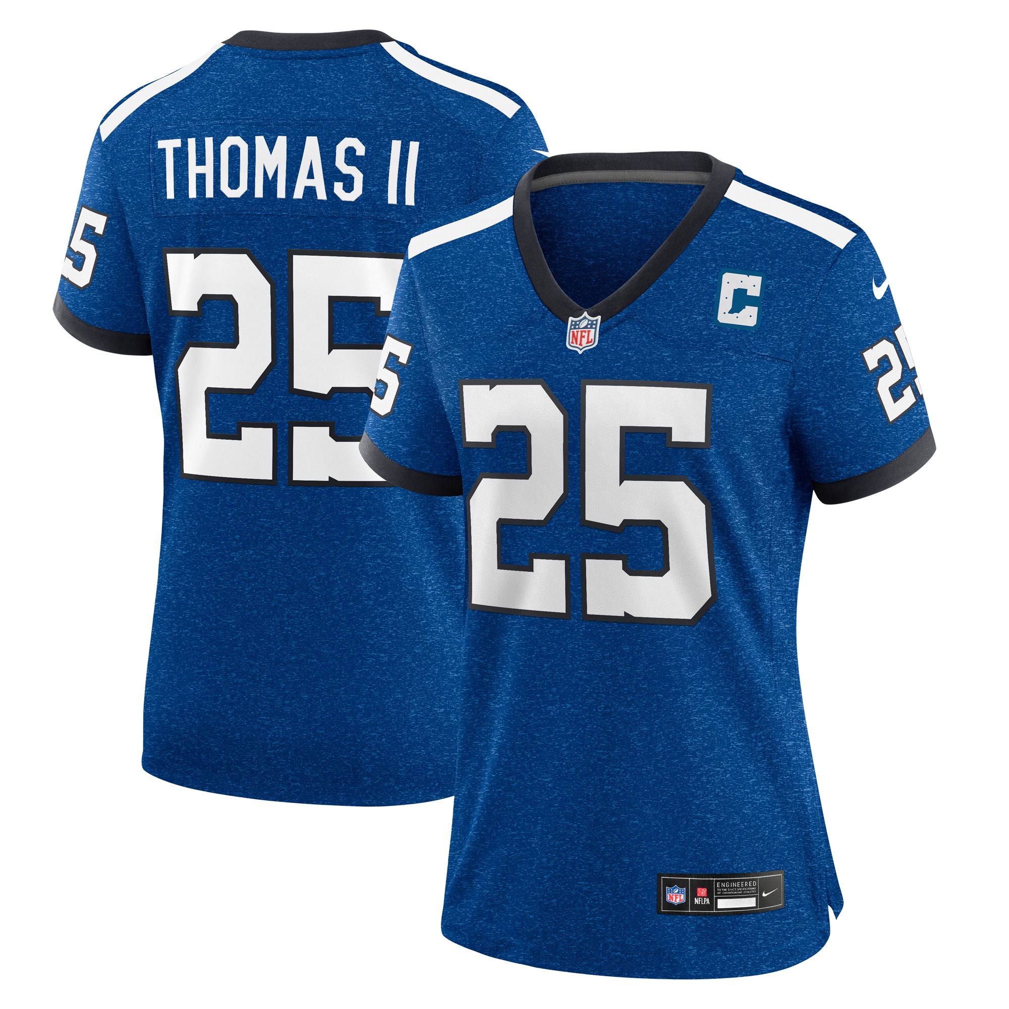 Rodney Thomas II Indianapolis Colts Women's Indiana Nights Alternate Game Jersey - Royal cheap jerseys for sale - CheapJerseys.Shop