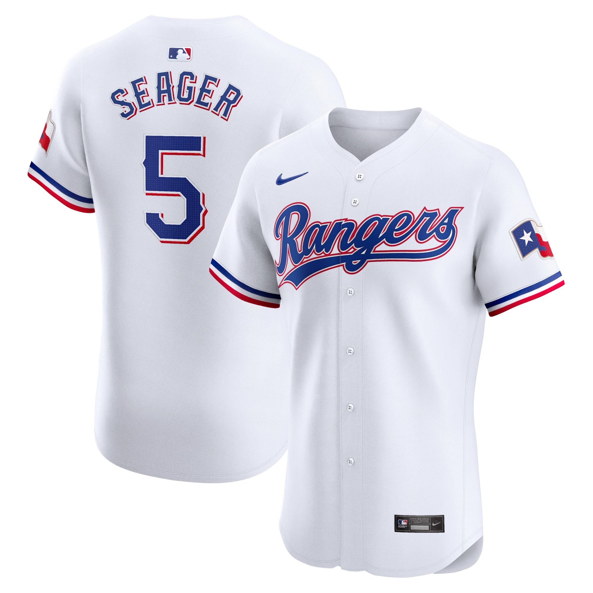 Corey Seager Texas Rangers Home Elite Player Jersey - White cheap jerseys for sale - CheapJerseys.Shop