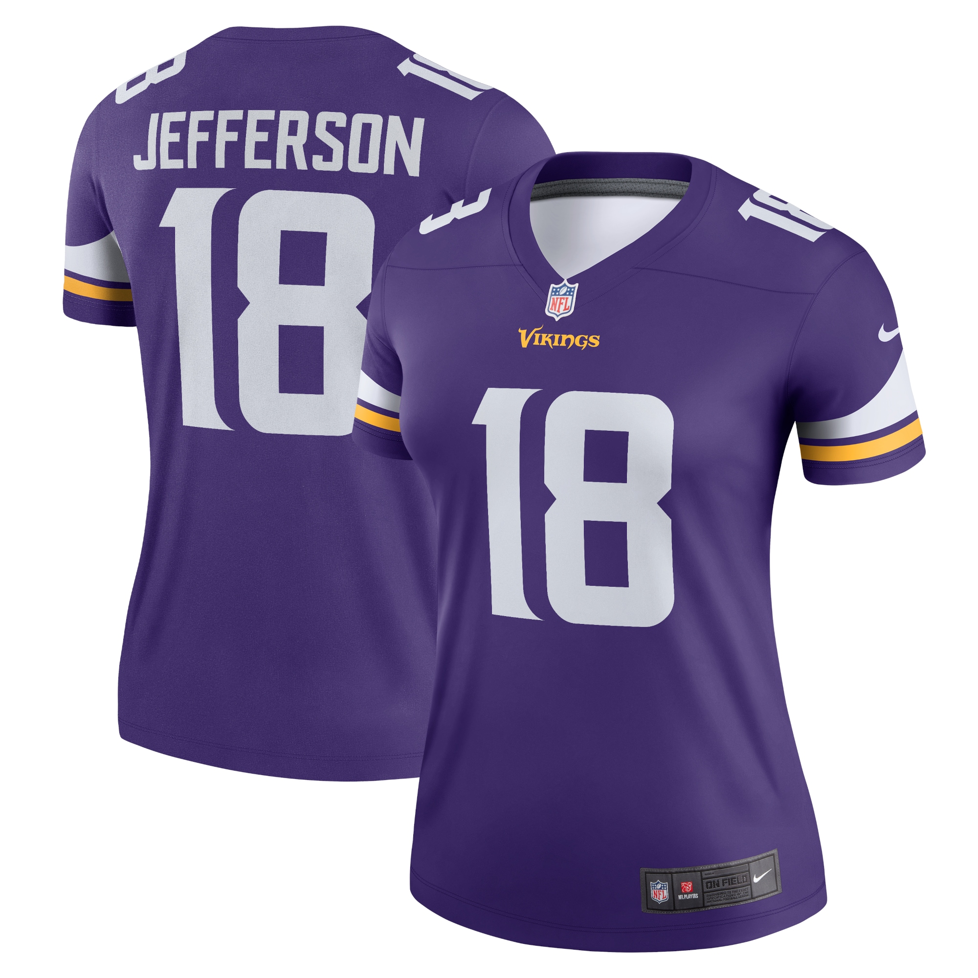 Justin Jefferson Minnesota Vikings Women's Legend Jersey - Purple cheap jerseys for sale - CheapJerseys.Shop