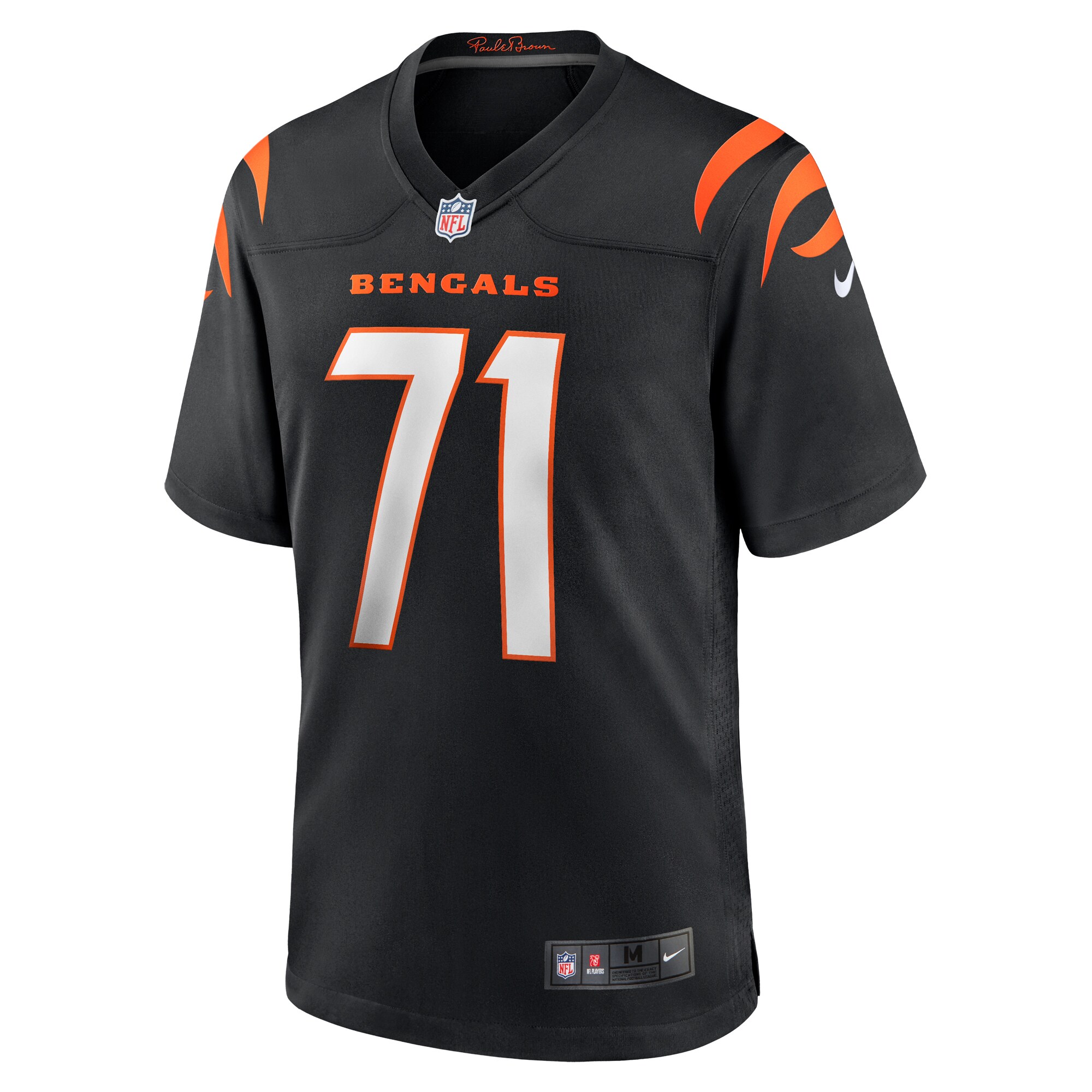 Amarius Mims Cincinnati Bengals 2024 Draft First Round Pick Player Game Jersey - Black cheap jerseys for sale - CheapJerseys.Shop