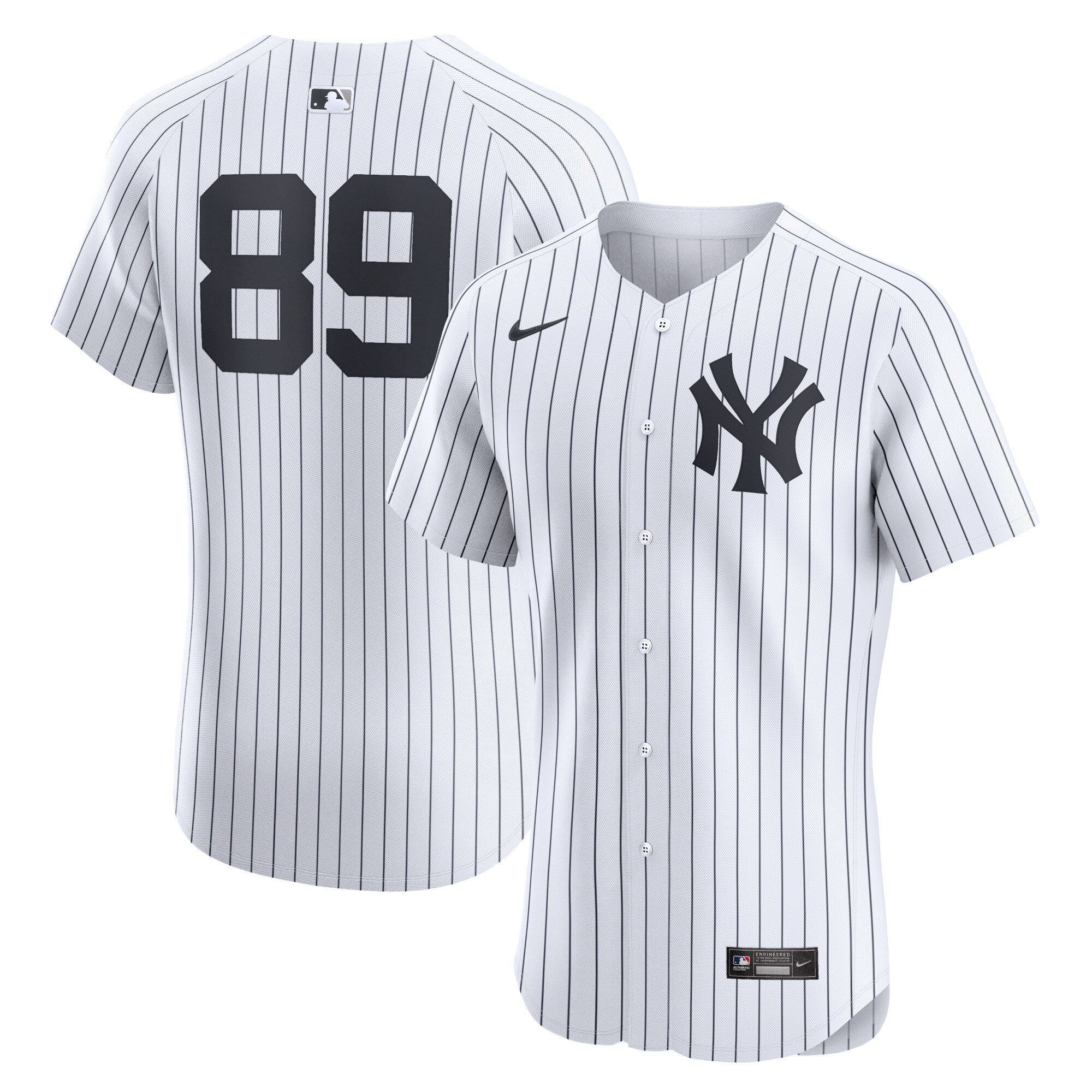 Jasson Dominguez New York Yankees Home Elite Player Jersey - White cheap jerseys for sale - CheapJerseys.Shop