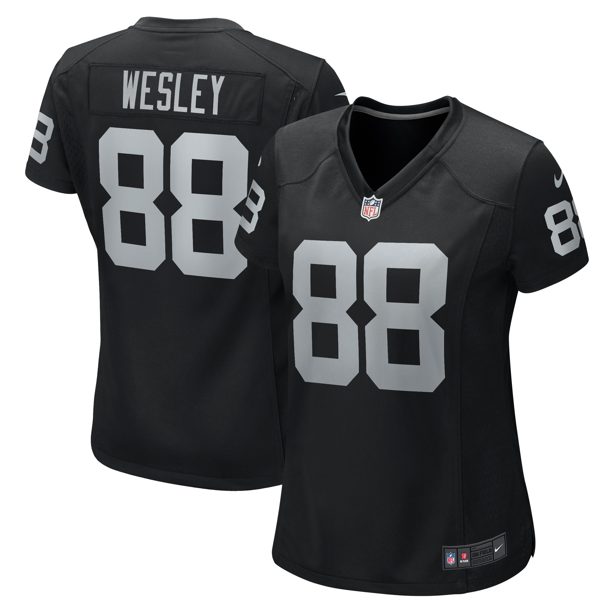 Antoine Wesley Las Vegas Raiders Women's Team Game Jersey - Black cheap jerseys for sale - CheapJerseys.Shop