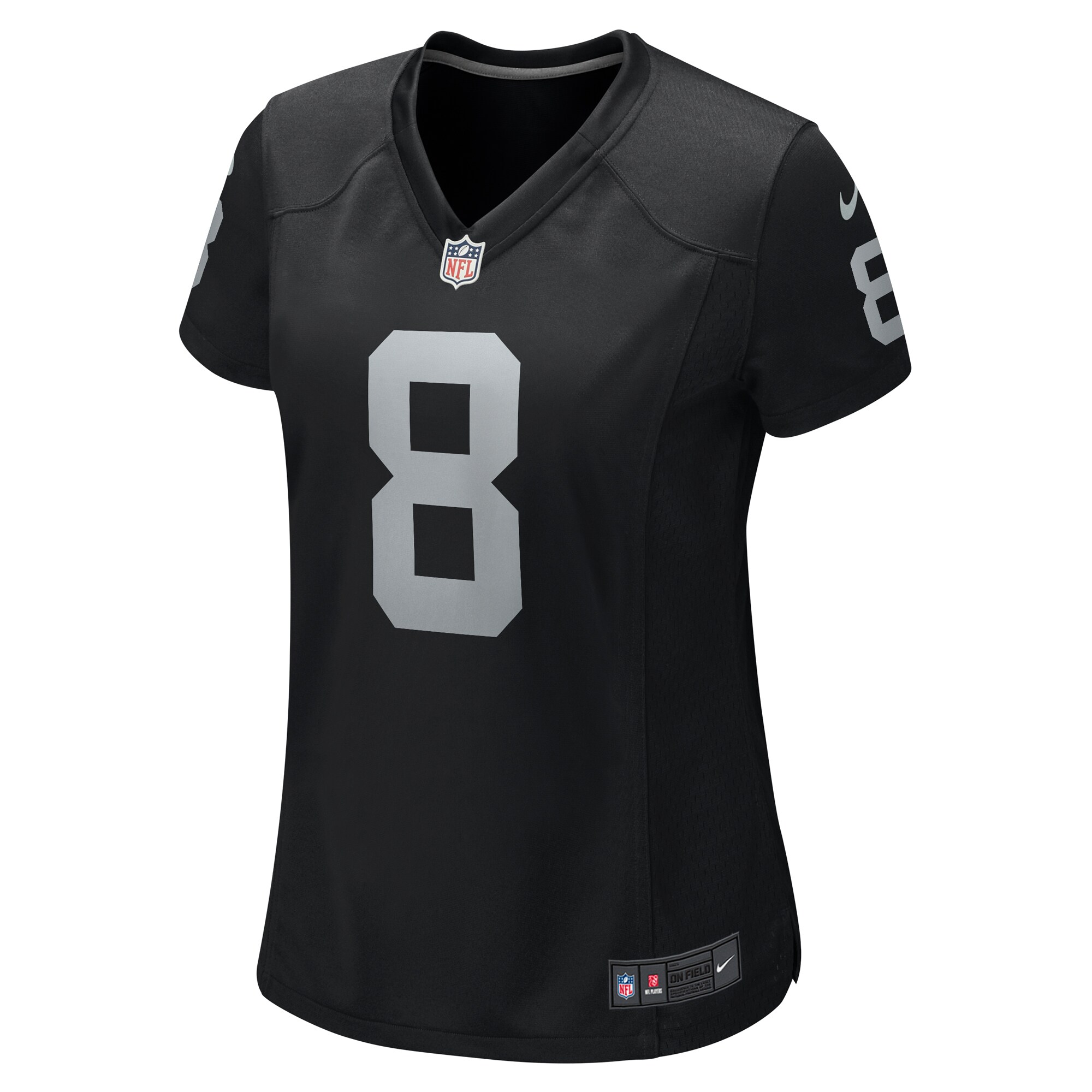 Josh Jacobs Las Vegas Raiders Women's Game Player Jersey - Black cheap jerseys for sale - CheapJerseys.Shop