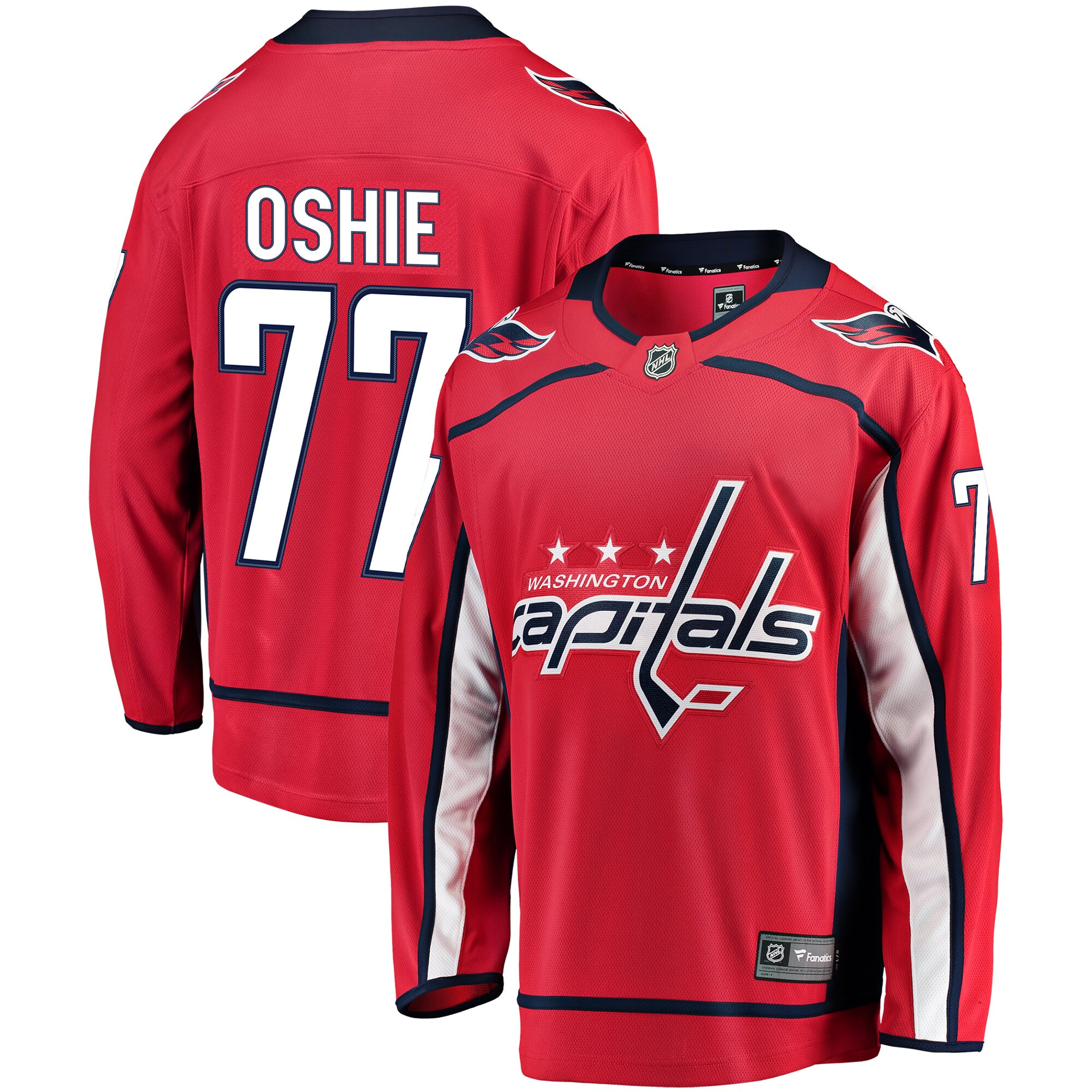 TJ Oshie Washington Capitals Fanatics Breakaway Jersey - Red cheap jerseys for sale - CheapJerseys.Shop