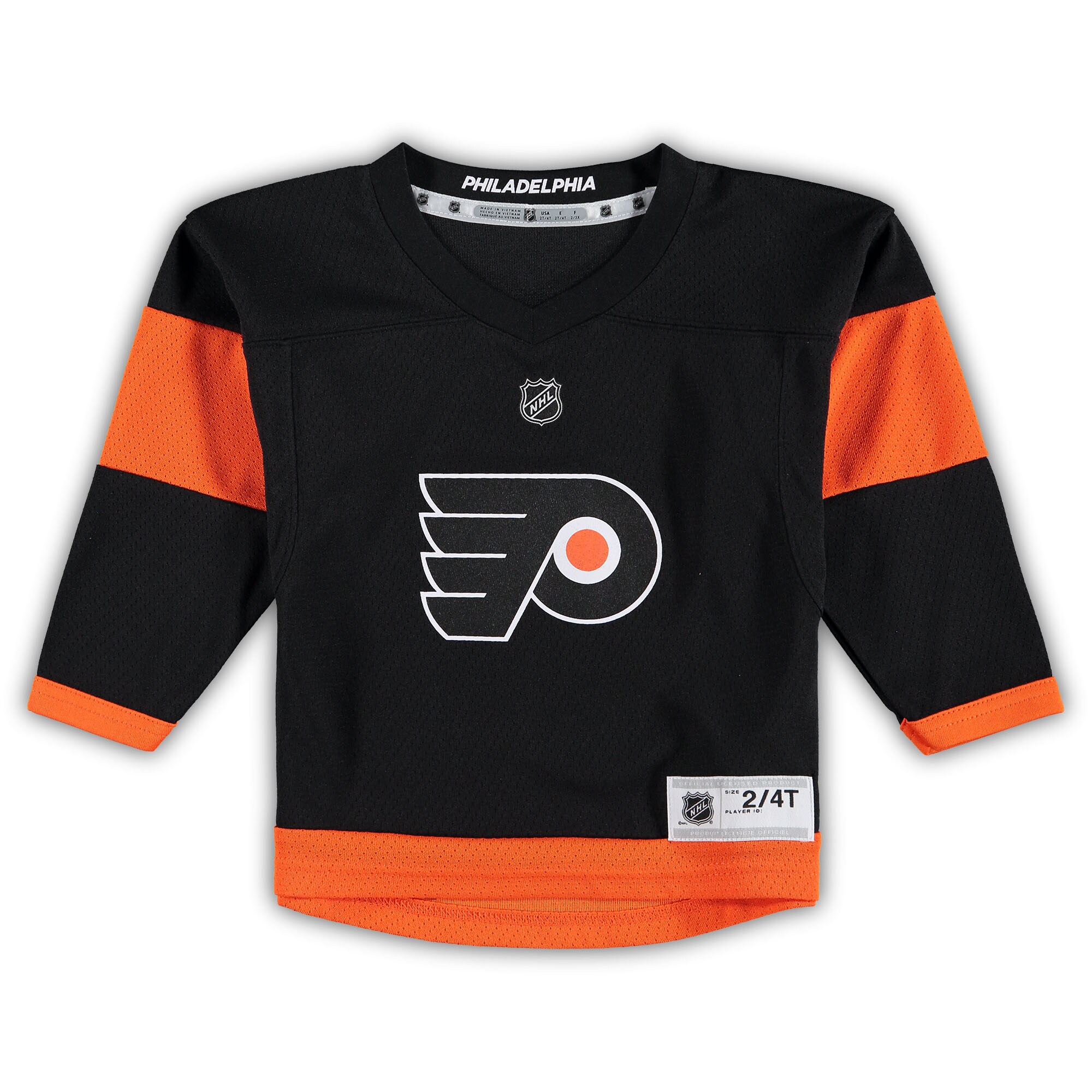 Carter Hart Philadelphia Flyers Toddler 2018\/19 Alternate Replica Player Jersey - Black cheap jerseys for sale - CheapJerseys.Shop