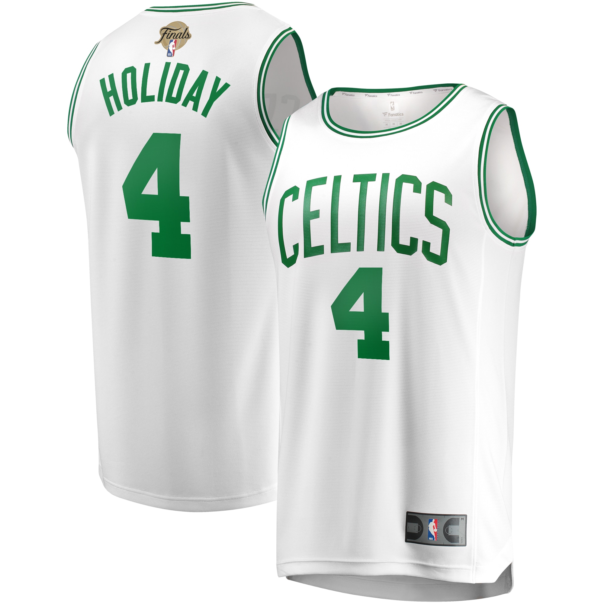 Jrue Holiday Boston Celtics Fanatics 2024 Finals Fast Break Replica Player Jersey - Association Edition - White cheap jerseys for sale - CheapJerseys.Shop