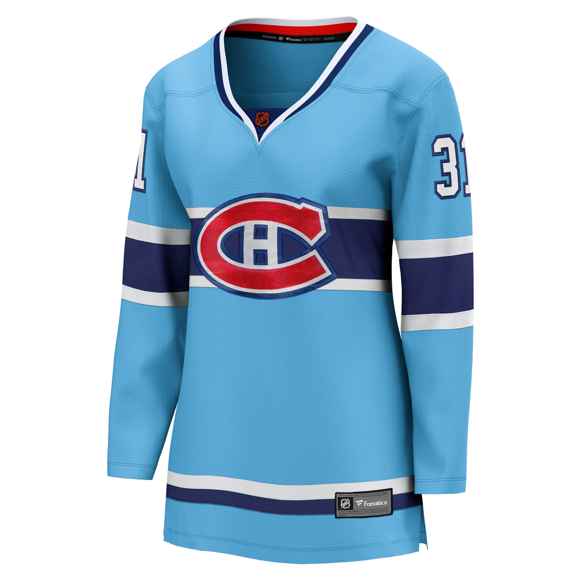 Carey Price Montreal Canadiens Fanatics Women's Special Edition 2.0 Breakaway Player Jersey - Light Blue cheap jerseys for sale - CheapJerseys.Shop