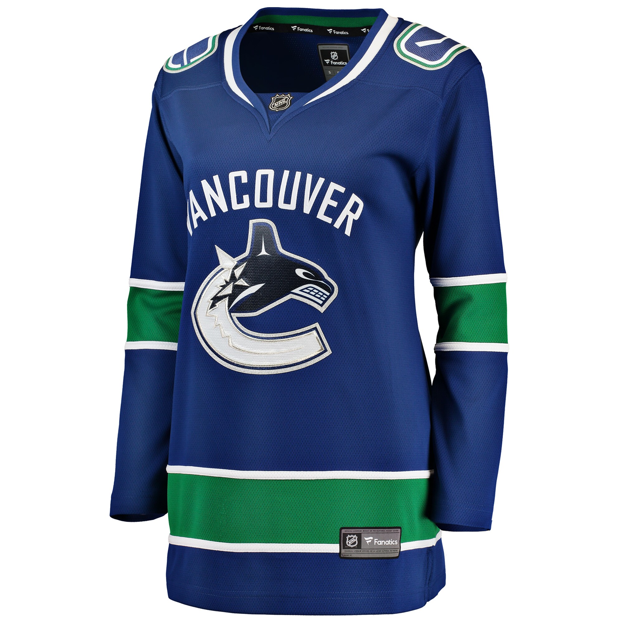 Vancouver Canucks Fanatics Women's Breakaway Home Jersey - Blue cheap jerseys for sale - CheapJerseys.Shop