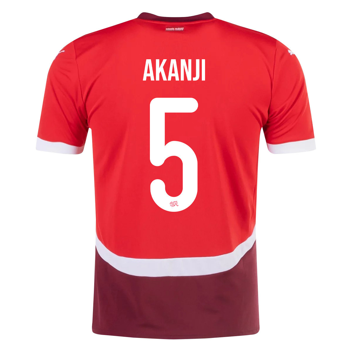 Manuel Akanji 5 Switzerland National Team 2024/25 Home Men Jersey - Red cheap jerseys for sale - CheapJerseys.Shop