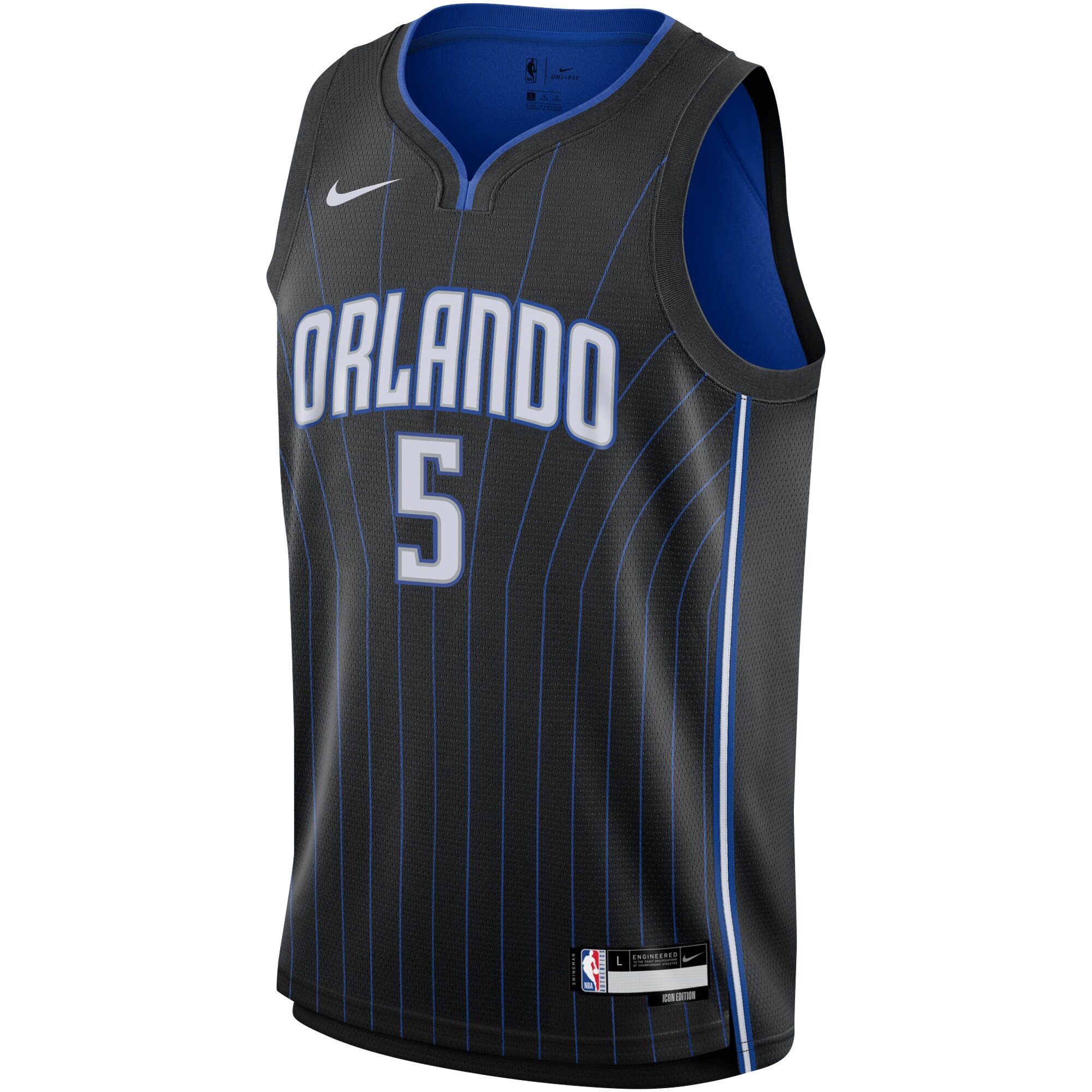 Paolo Banchero Orlando Magic Youth Swingman Jersey - Icon Edition - Black cheap jerseys for sale - CheapJerseys.Shop
