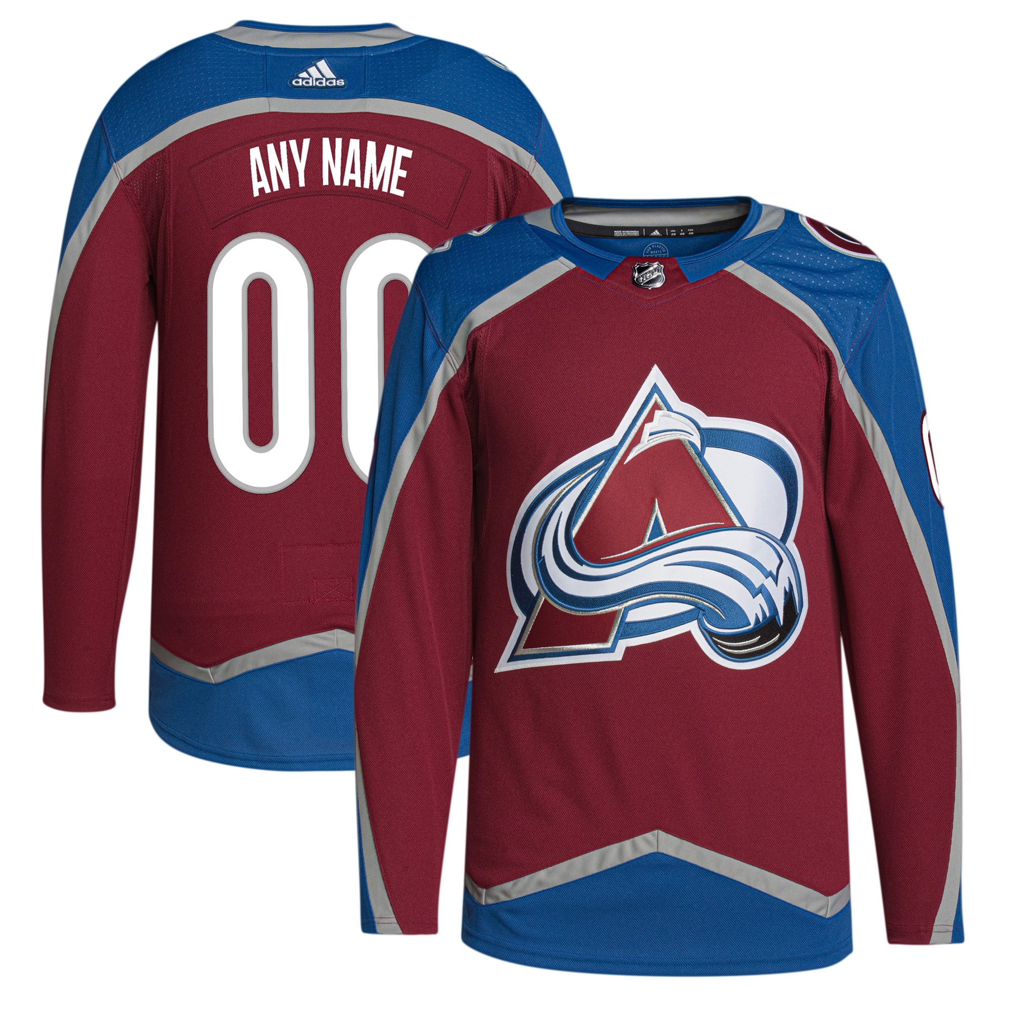 Colorado Avalanche Home Primegreen Authentic Custom Jersey - Burgundy cheap jerseys for sale - CheapJerseys.Shop