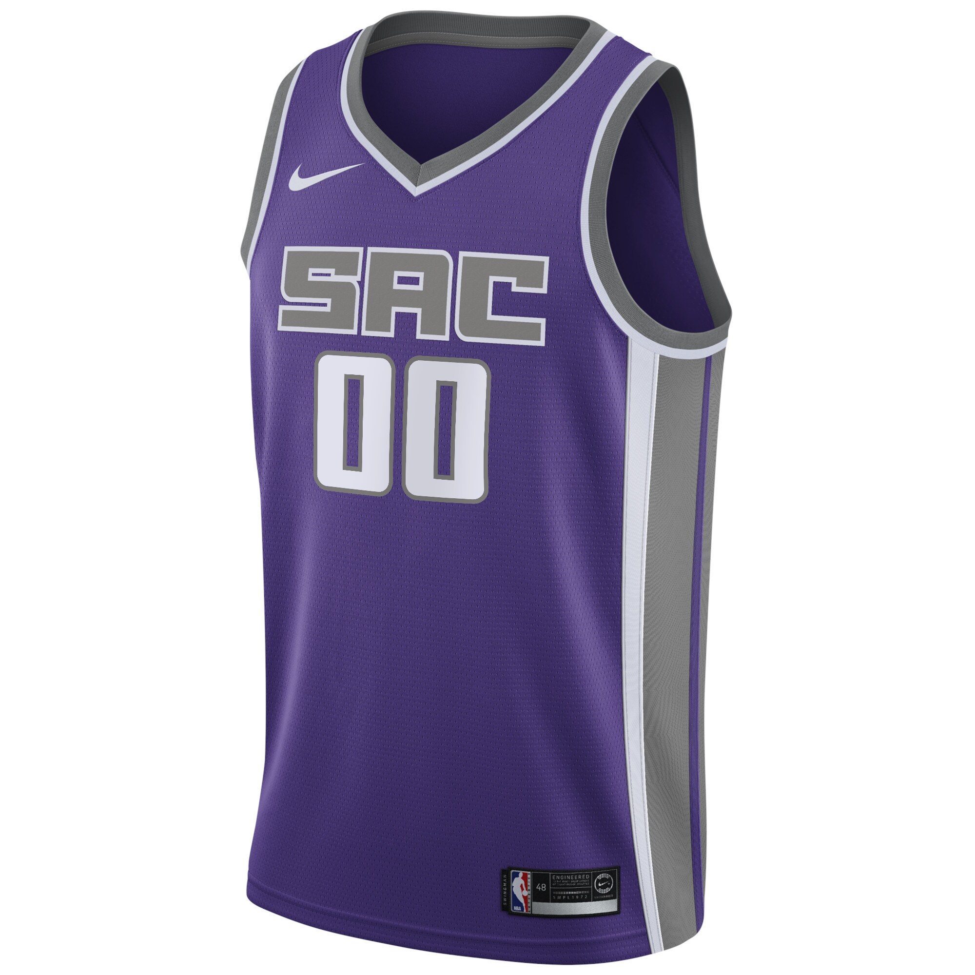 Sacramento Kings Swingman Custom Jersey Purple - Icon Edition cheap jerseys for sale - CheapJerseys.Shop