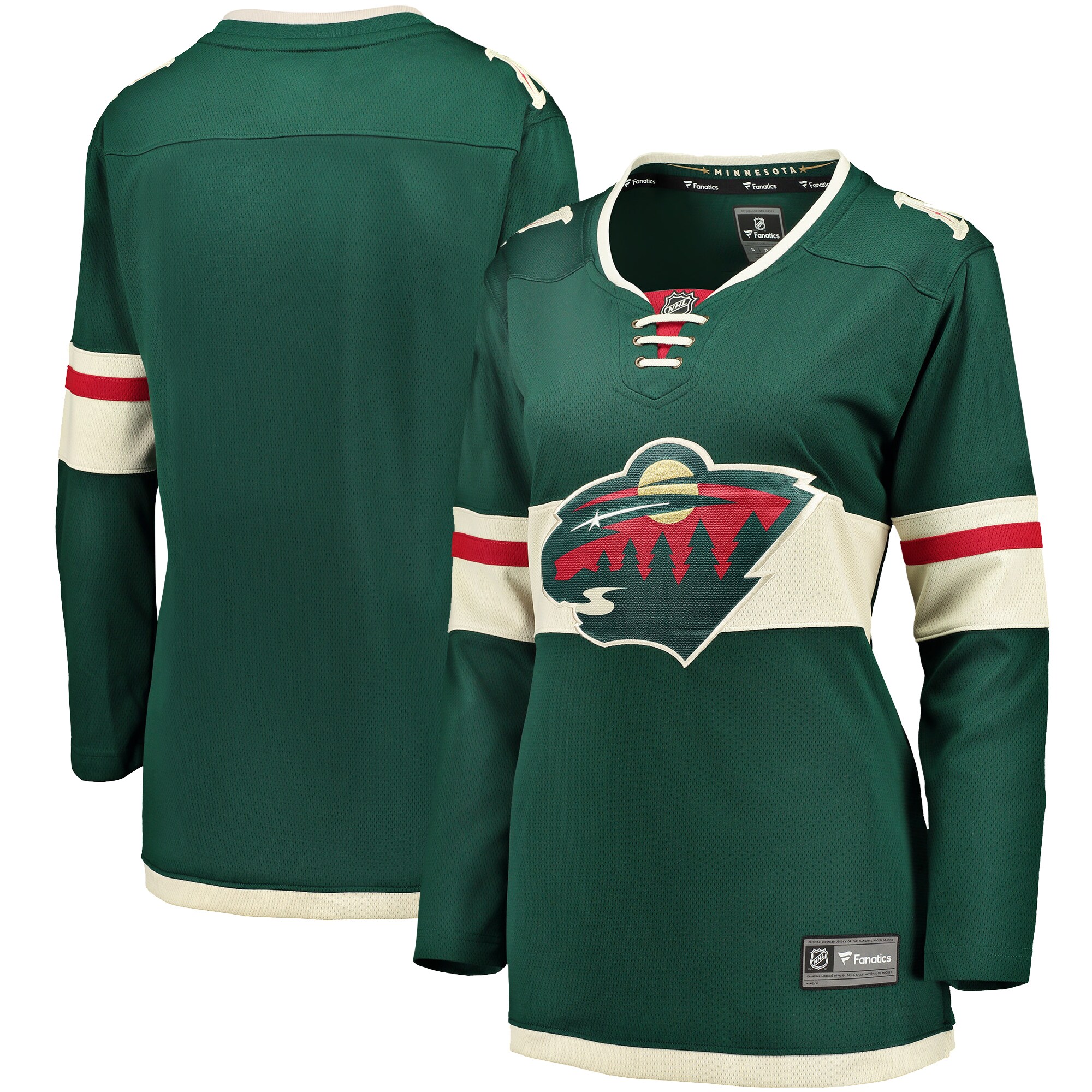 Minnesota Wild Fanatics Women's Breakaway Home Jersey - Green cheap jerseys for sale - CheapJerseys.Shop