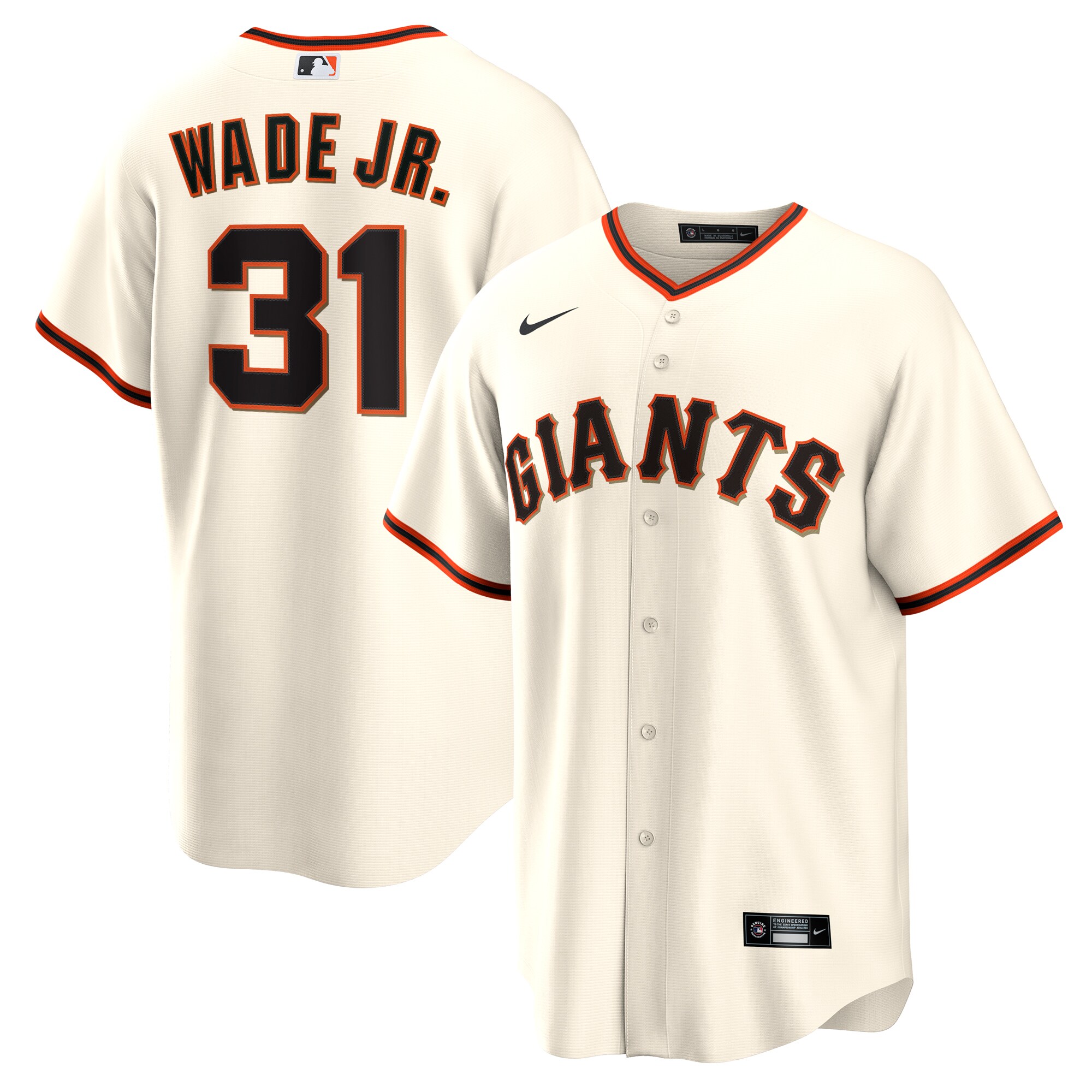 LaMonte Wade Jr. San Francisco Giants Home Replica Player Jersey - Cream cheap jerseys for sale - CheapJerseys.Shop