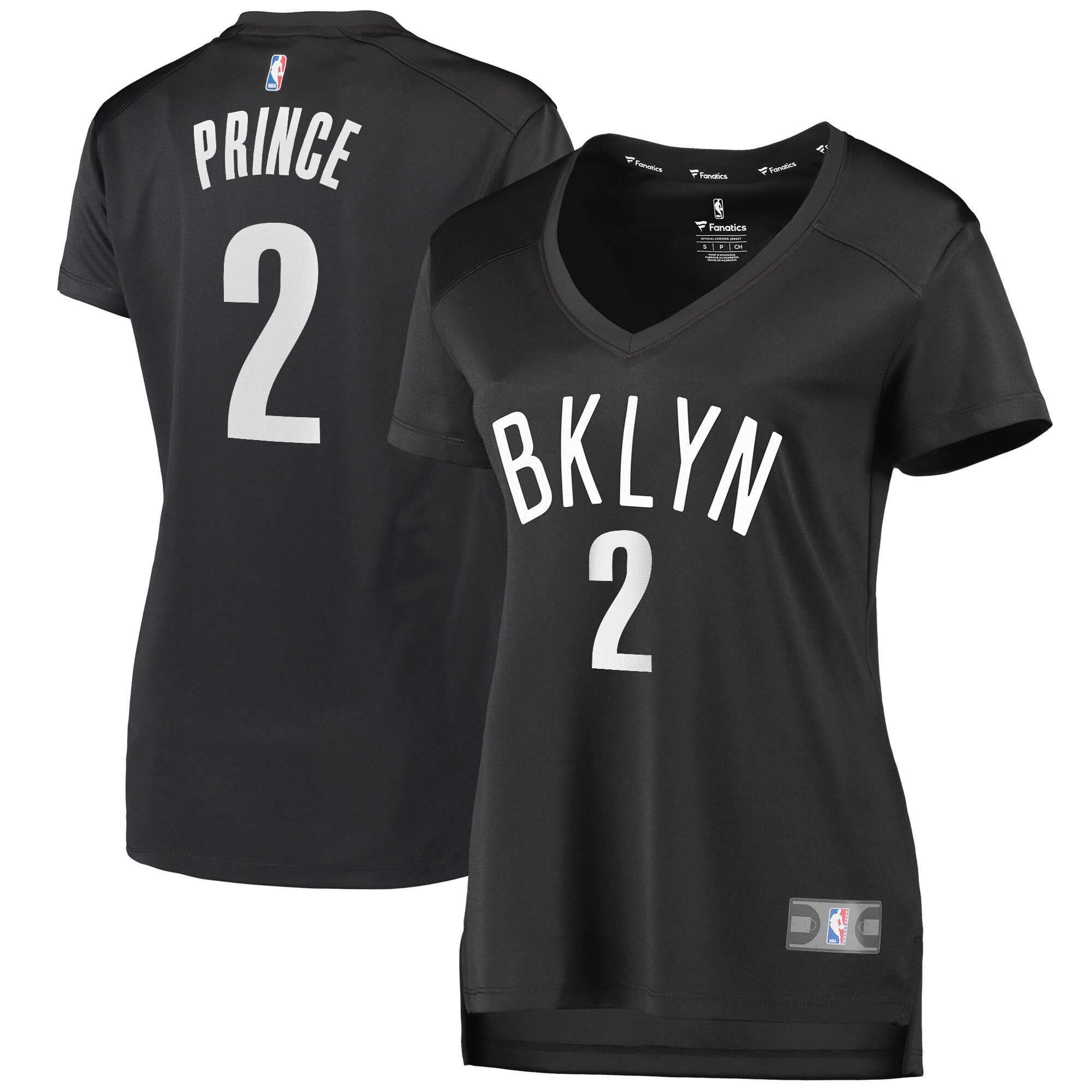 Taurean Prince Brooklyn Nets Fanatics Women's Fast Break Replica Jersey Black - Statement Edition cheap jerseys for sale - CheapJerseys.Shop