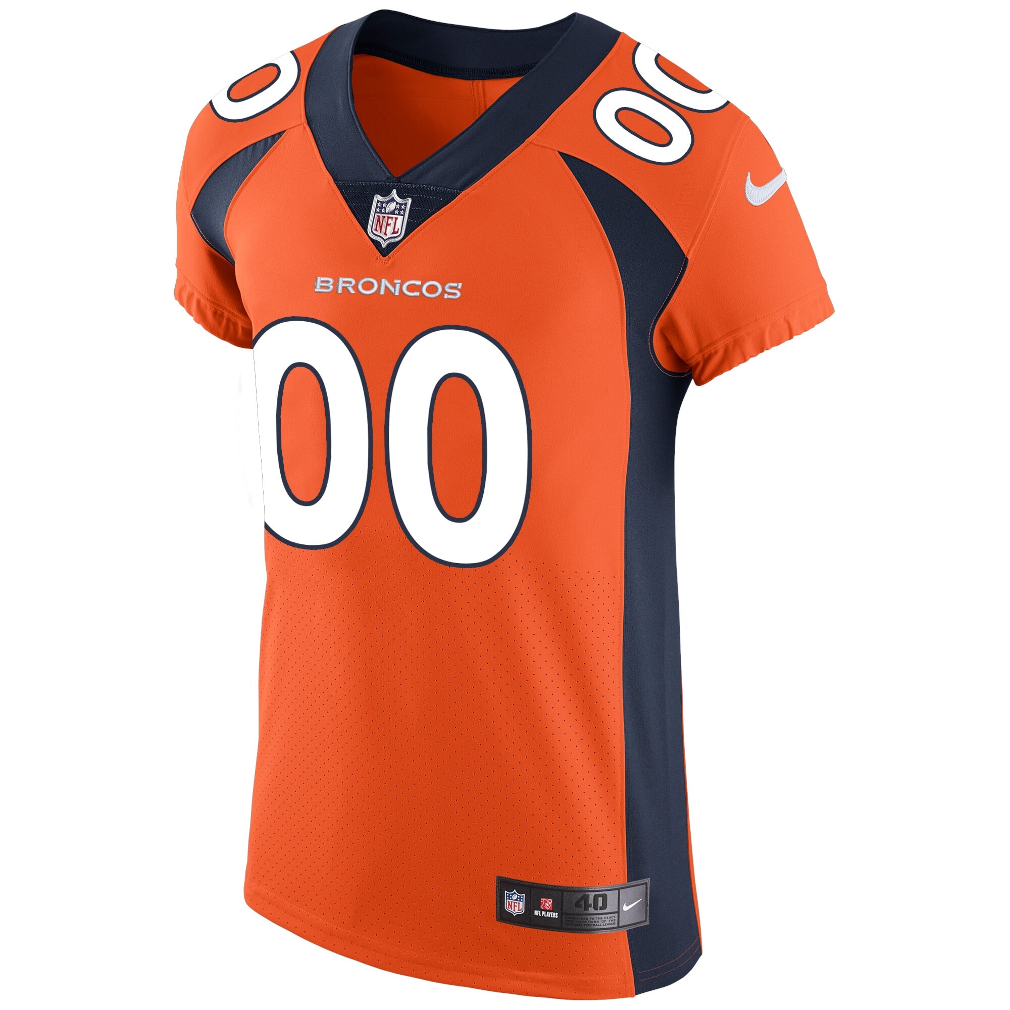 Denver Broncos Vapor Untouchable Custom Elite Jersey - Orange cheap jerseys for sale - CheapJerseys.Shop