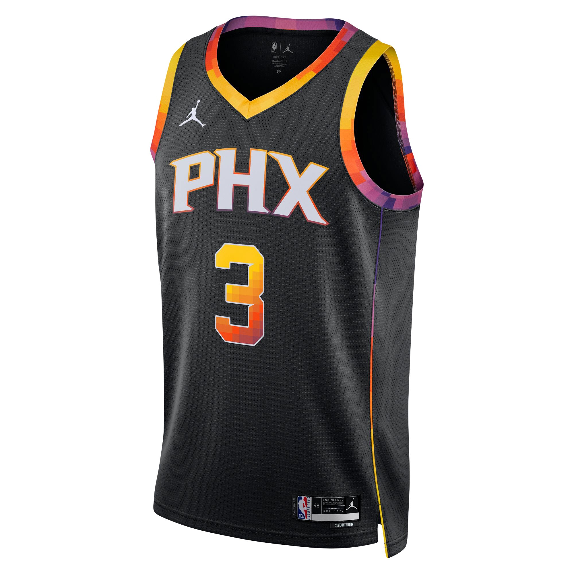 Chris Paul Phoenix Suns Jordan Brand Unisex Swingman Jersey - Statement Edition - Black cheap jerseys for sale - CheapJerseys.Shop