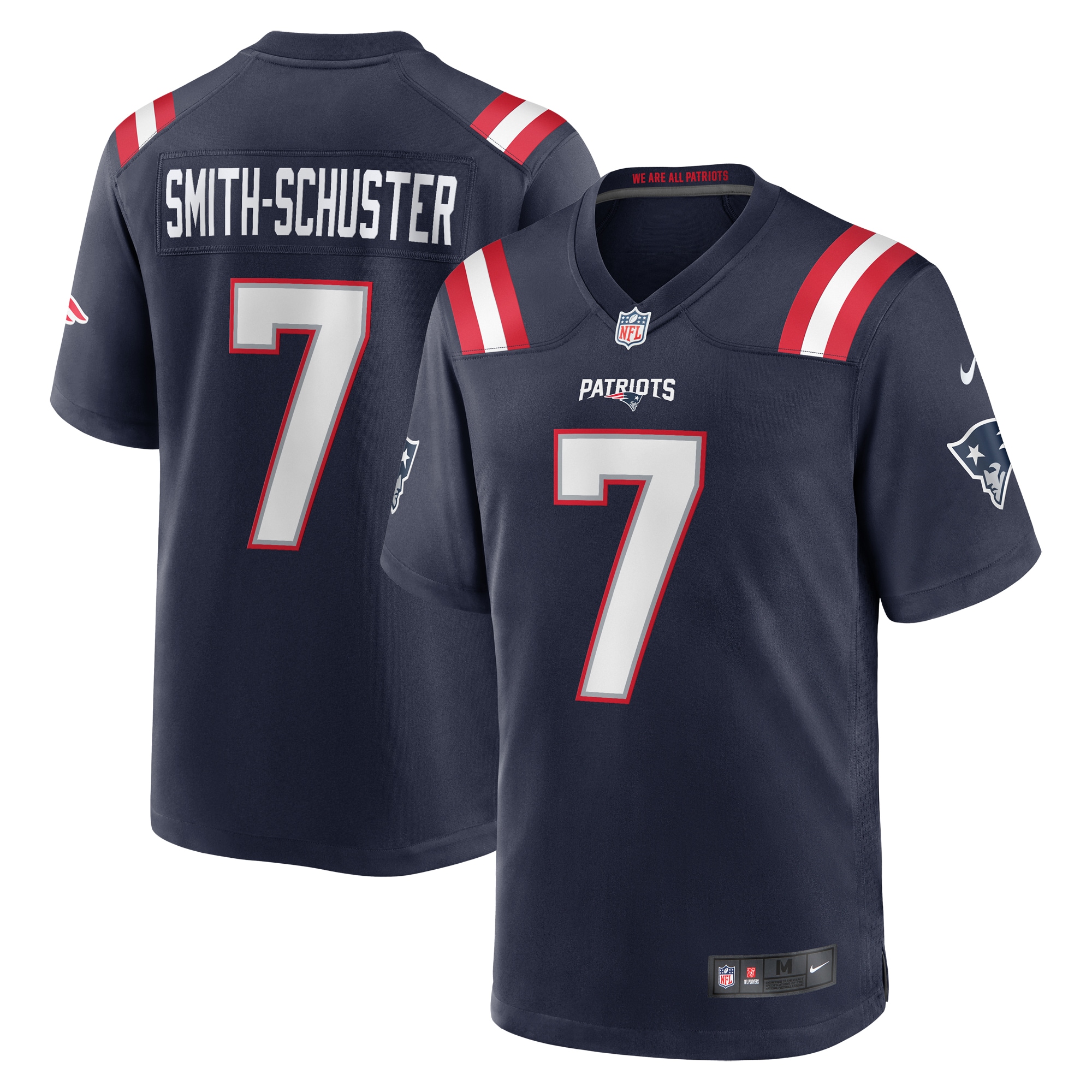 JuJu Smith-Schuster New England Patriots Game Player Jersey - Navy cheap jerseys for sale - CheapJerseys.Shop