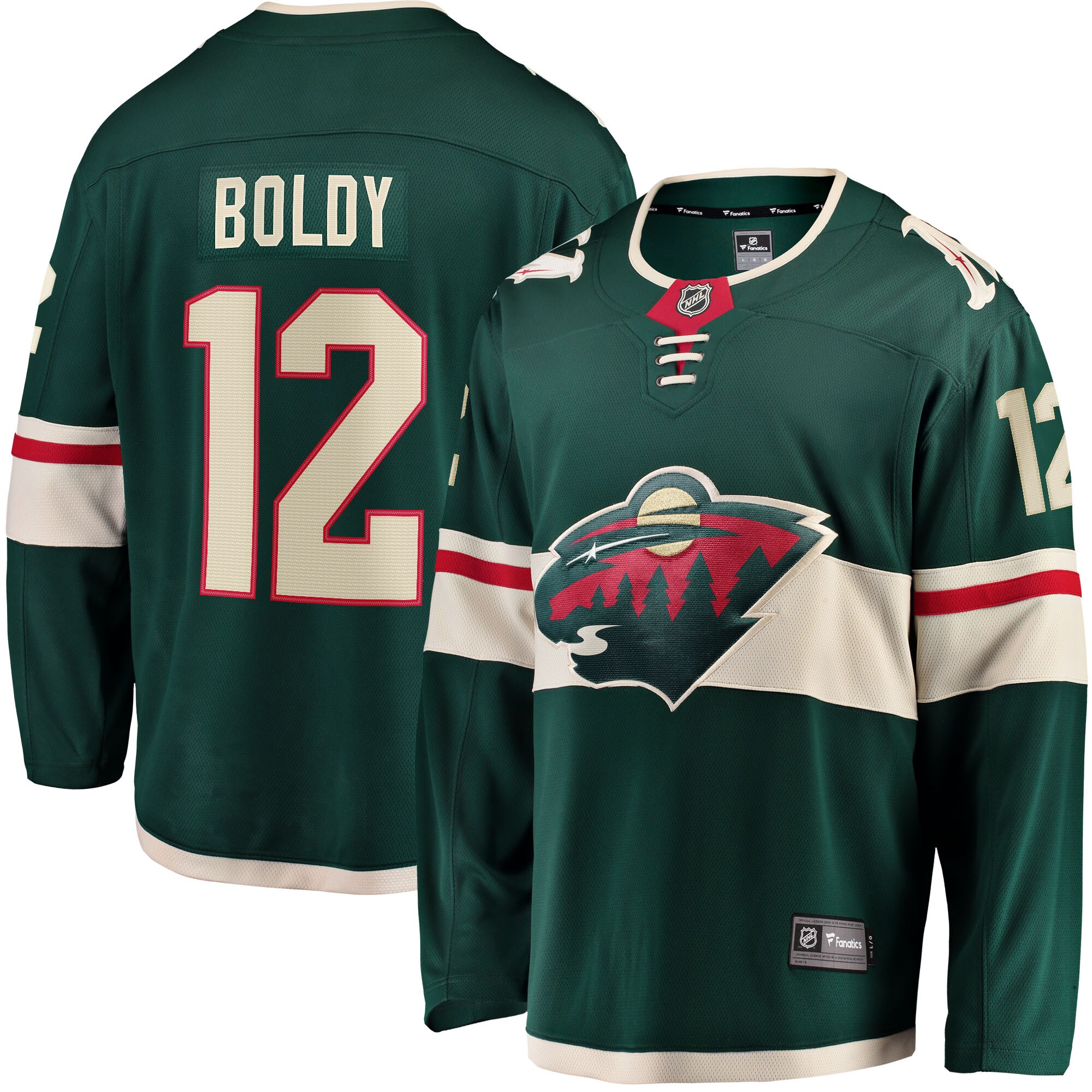 Matthew Boldy Minnesota Wild Fanatics Home Breakaway Player Jersey - Green cheap jerseys for sale - CheapJerseys.Shop