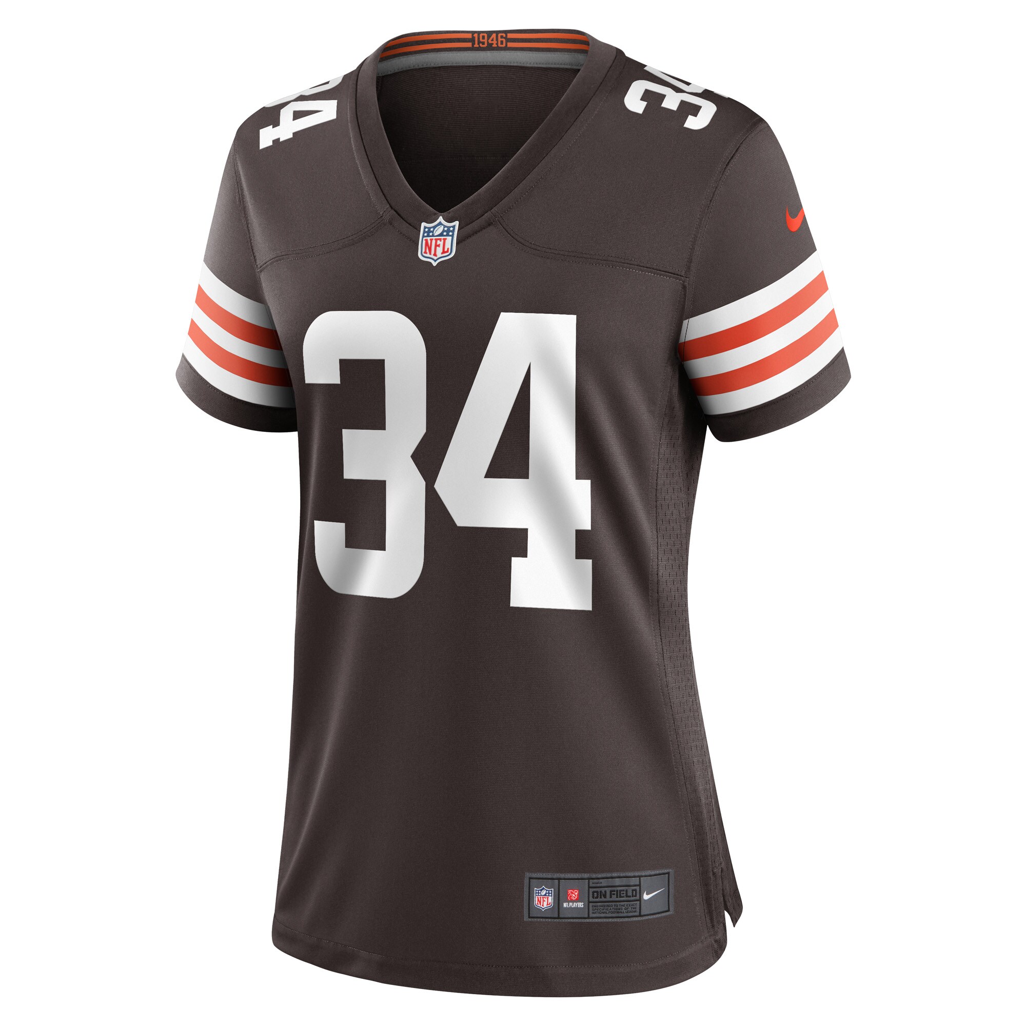 Jerome Ford Cleveland Browns Women's Game Player Jersey - Brown cheap jerseys for sale - CheapJerseys.Shop